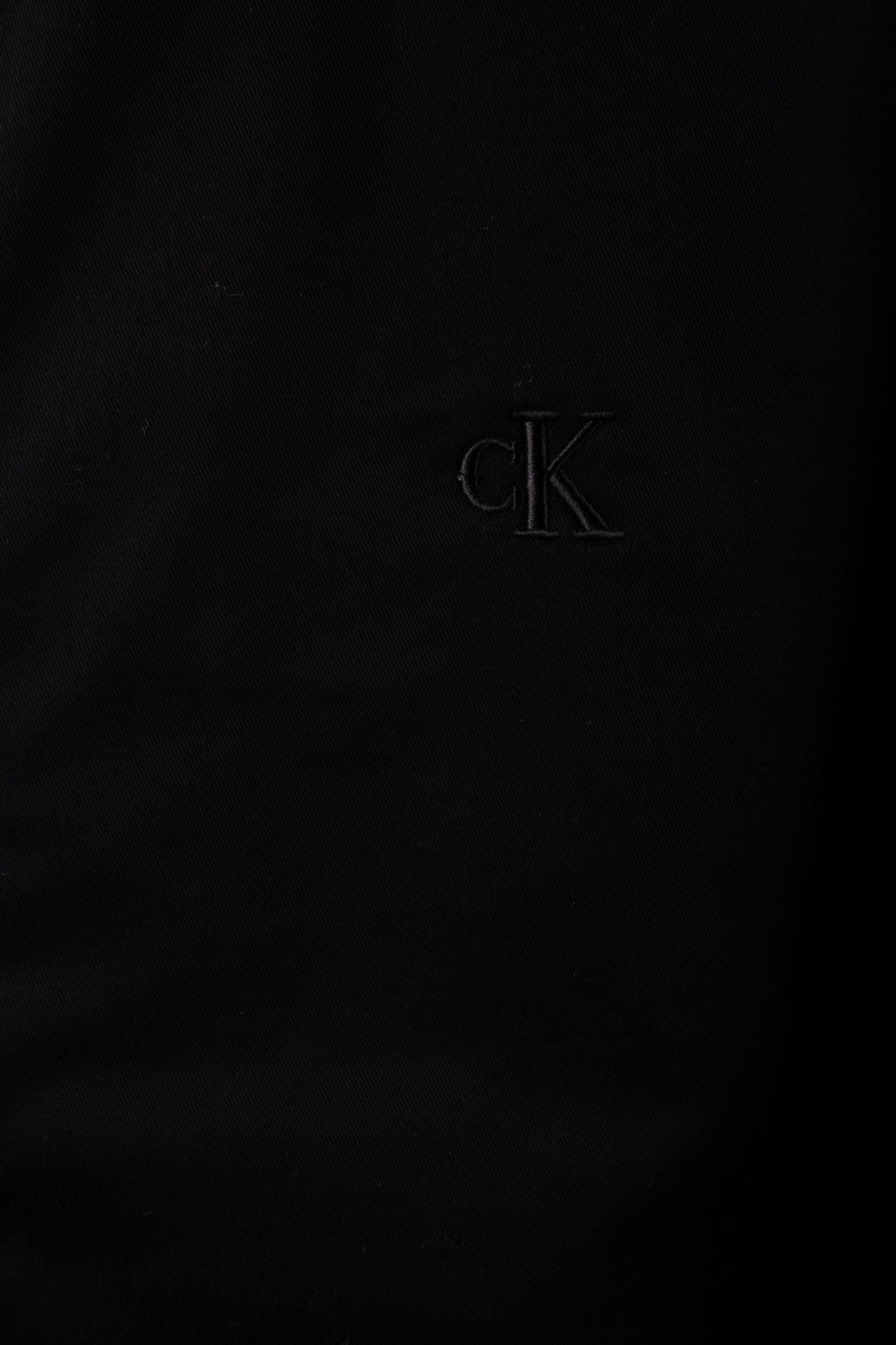 LONG SLEEVE PADDED COTTON ZIP JACKET BLACK 4