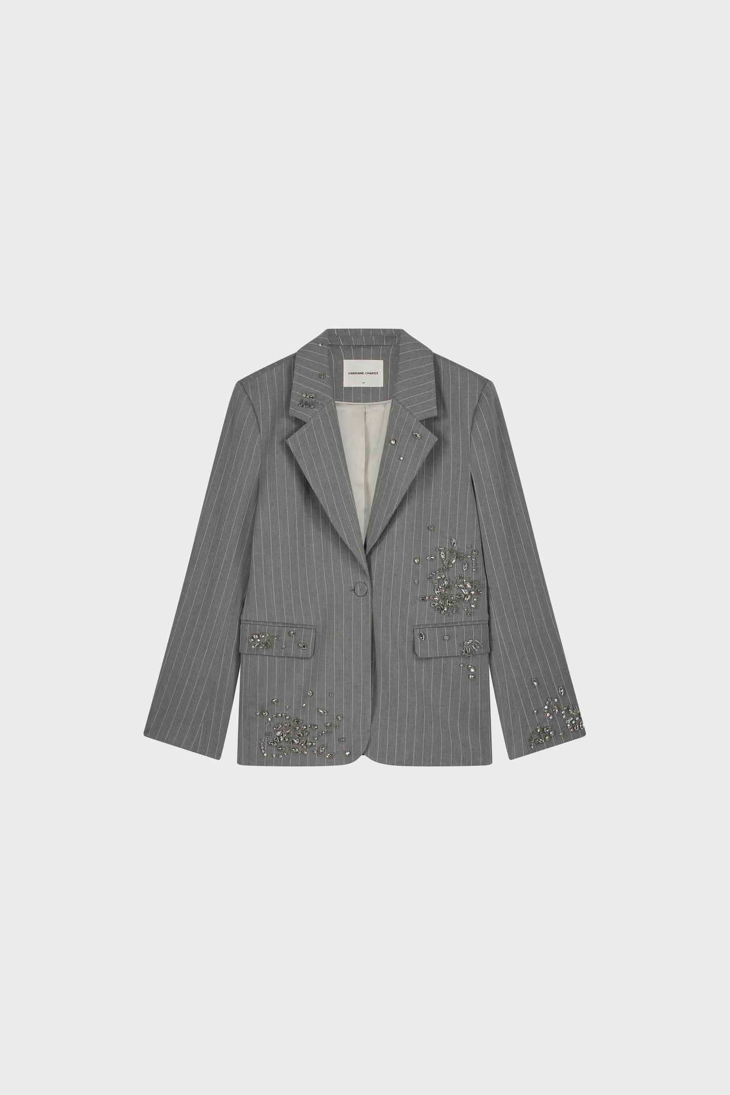 KEATON BLAZER GREY MELANGE 4