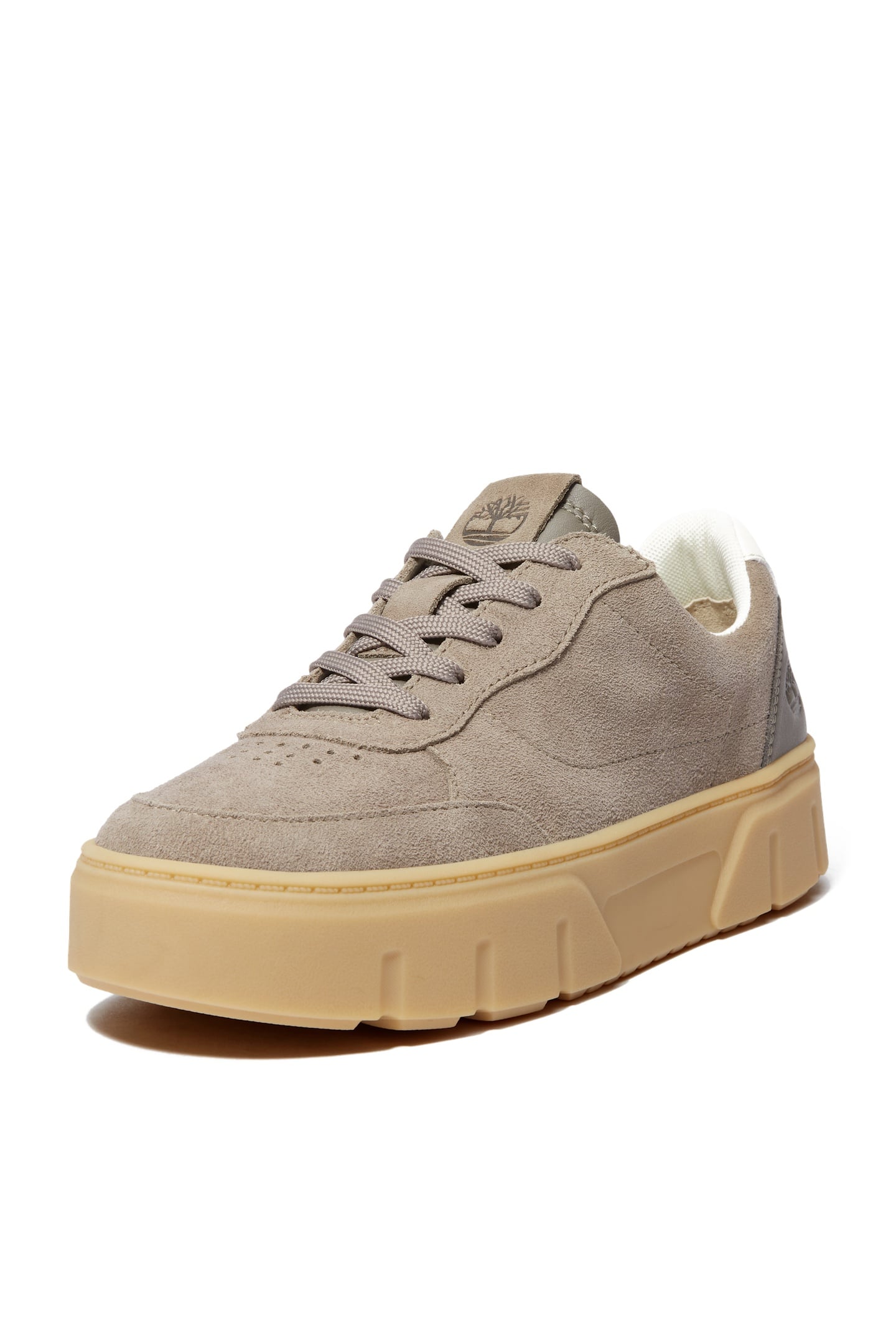 LAUREL COURT LOW LACE UP SNEAKER MEDIUM GREY SUEDE 3