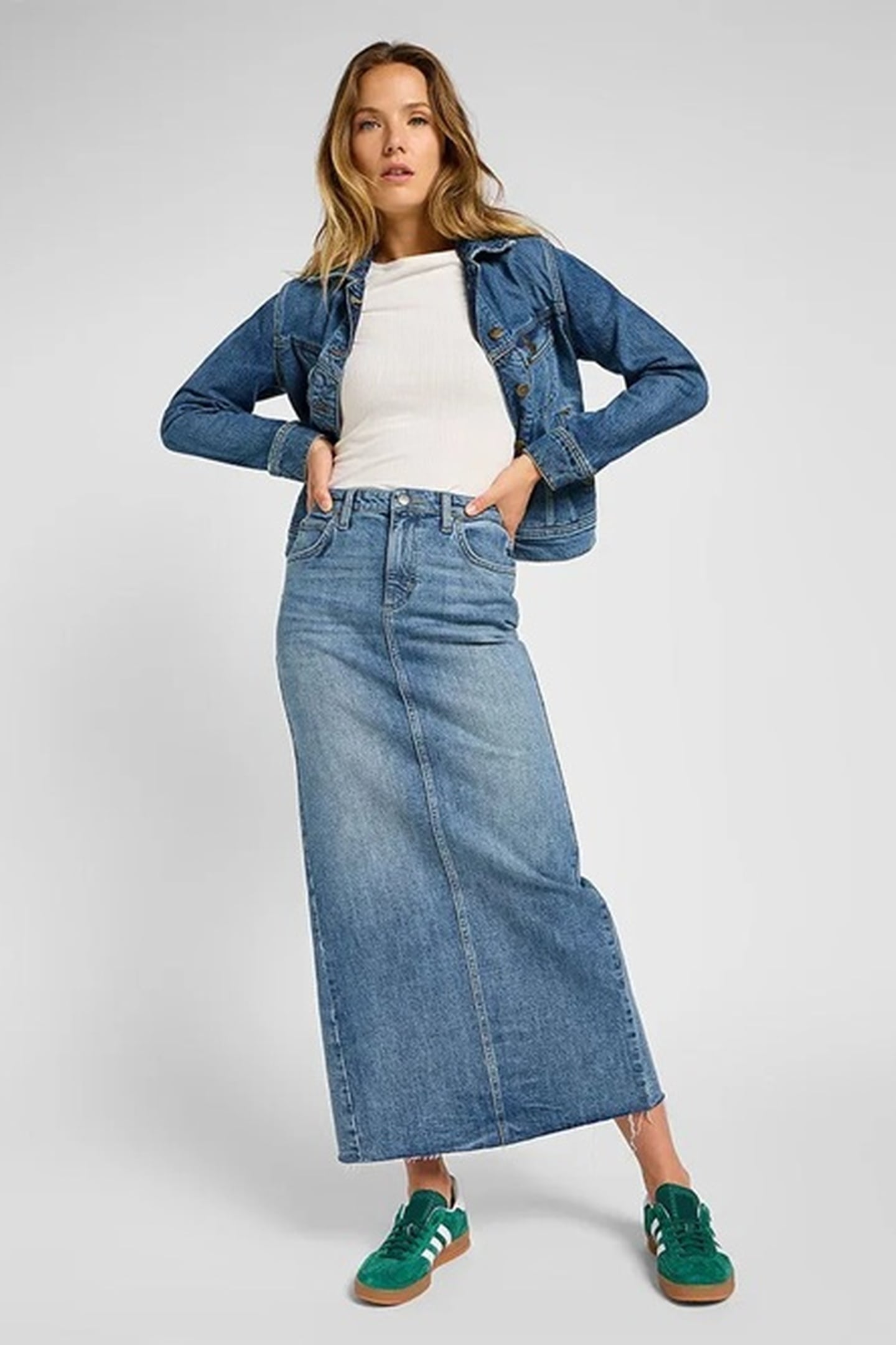 FLAP POCKET MAXI SKIRT BASK IN IT 2