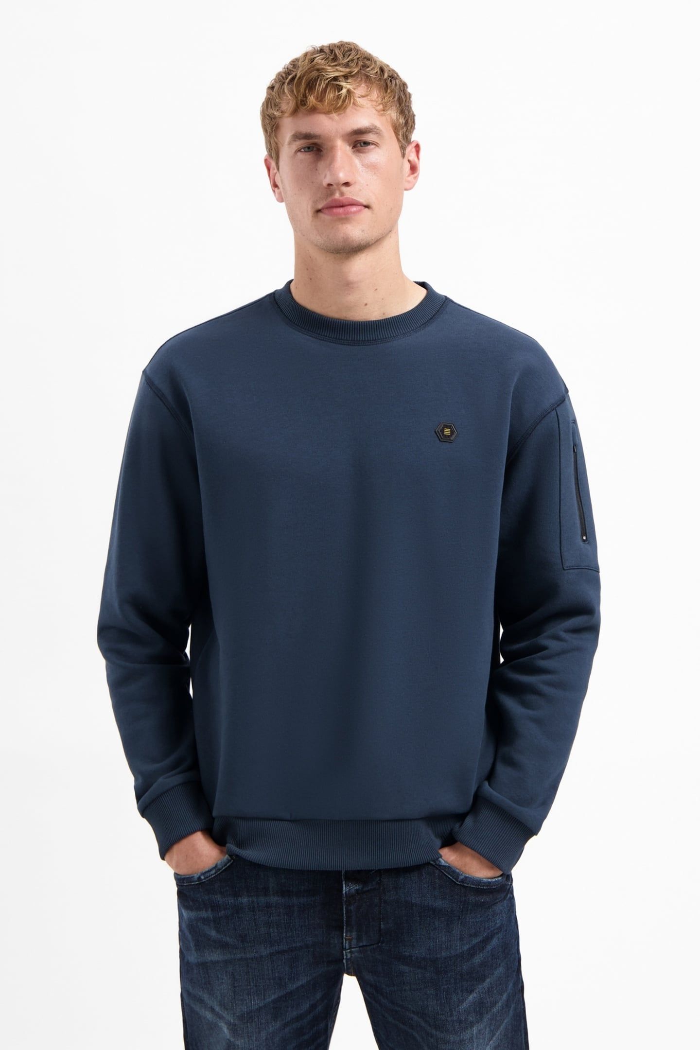 SWEATER CREWNECK BRUSHED INSIDE NIGHT 1