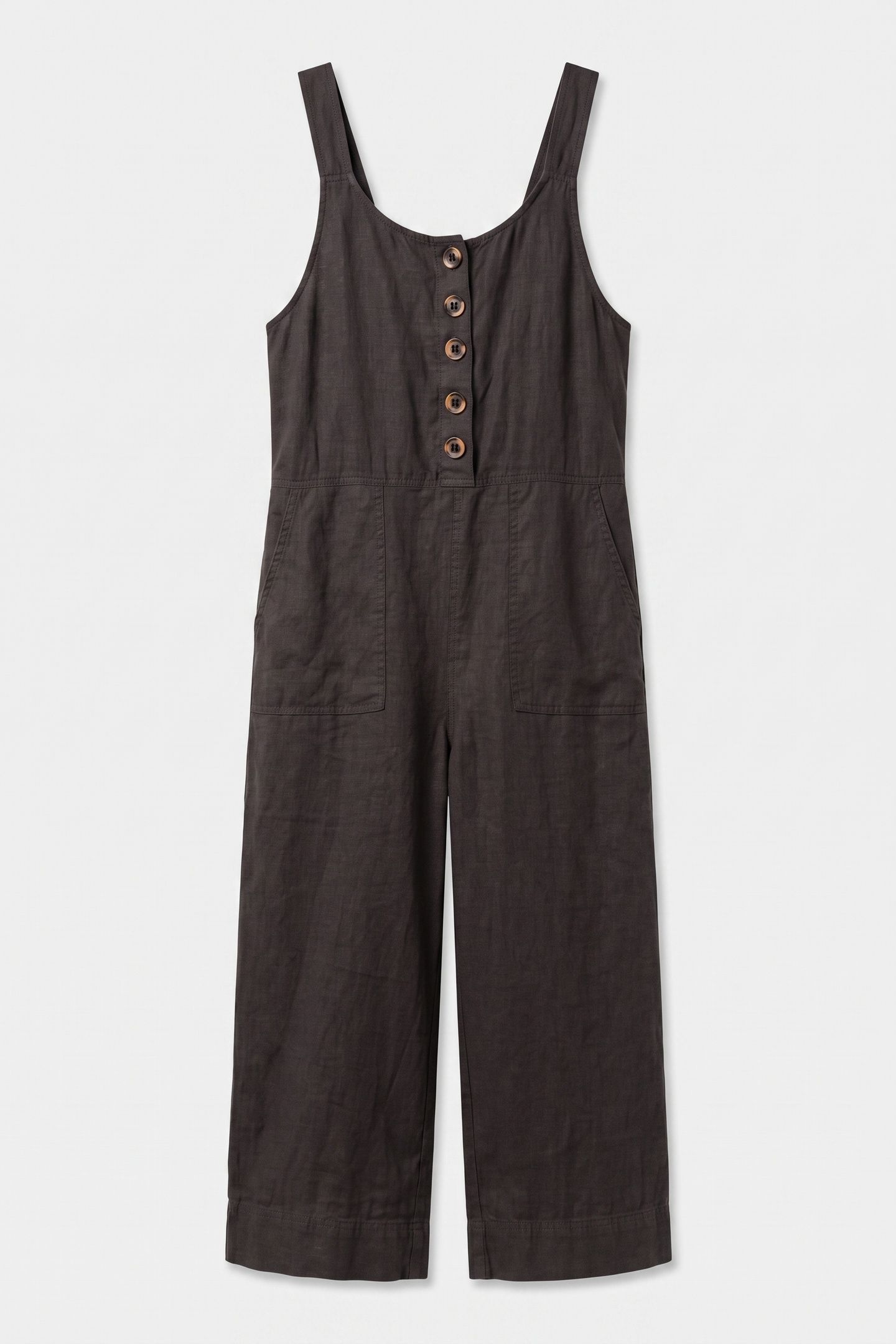 VIOLA LINEN DUNGAREE PURE BLACK 3