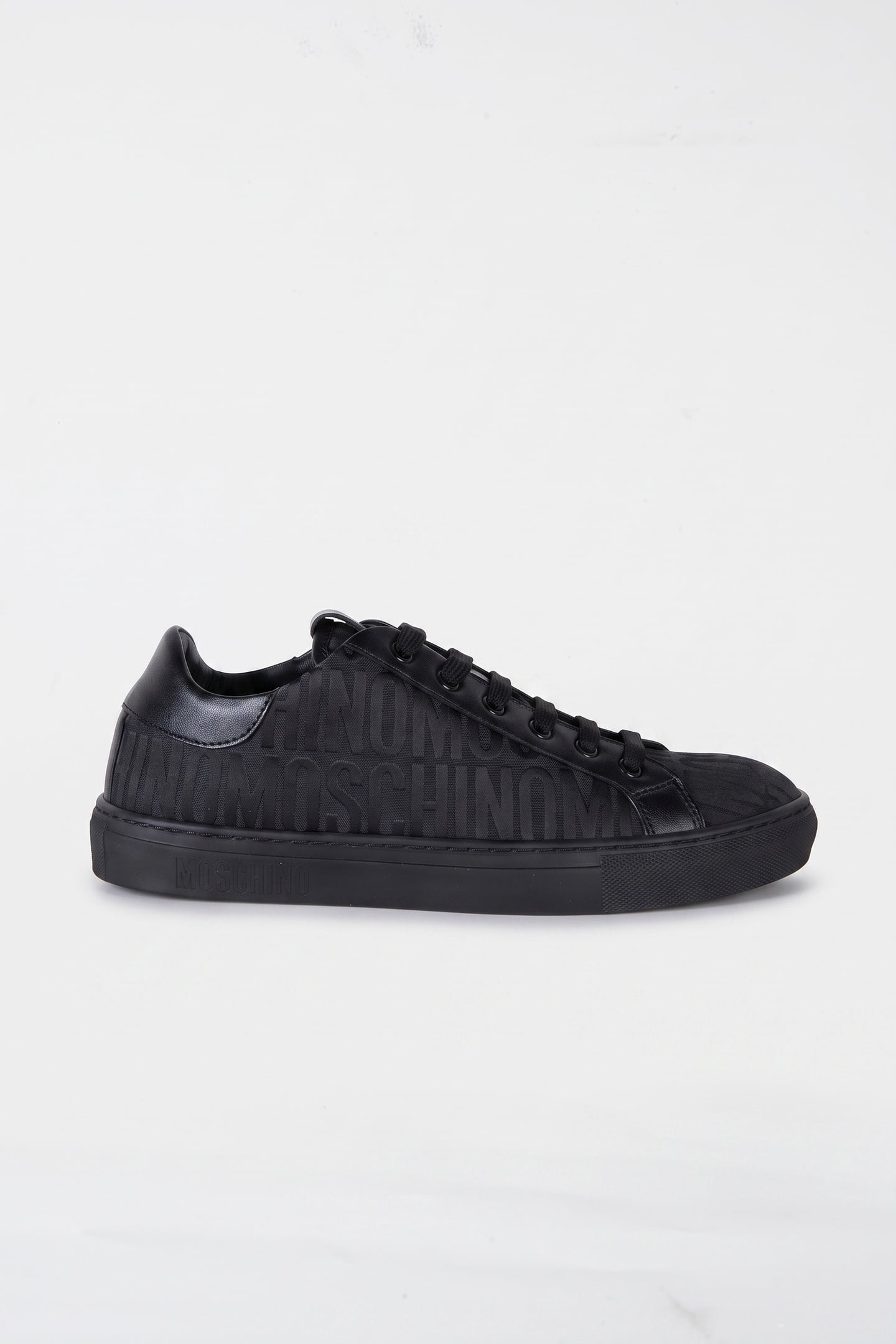 CALFSKIN SNEAKERS BLACK 1