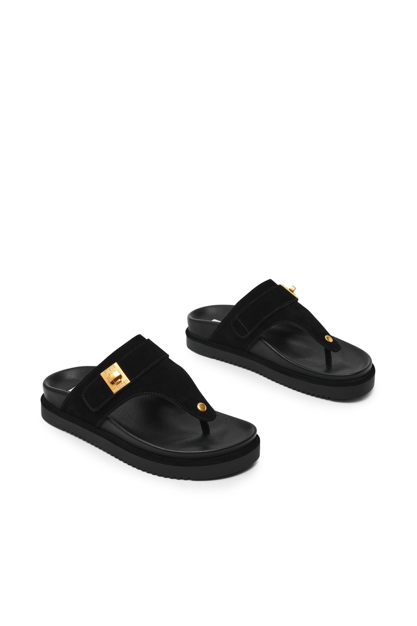 TUNED-IN SANDALS BLACK SUEDE 4