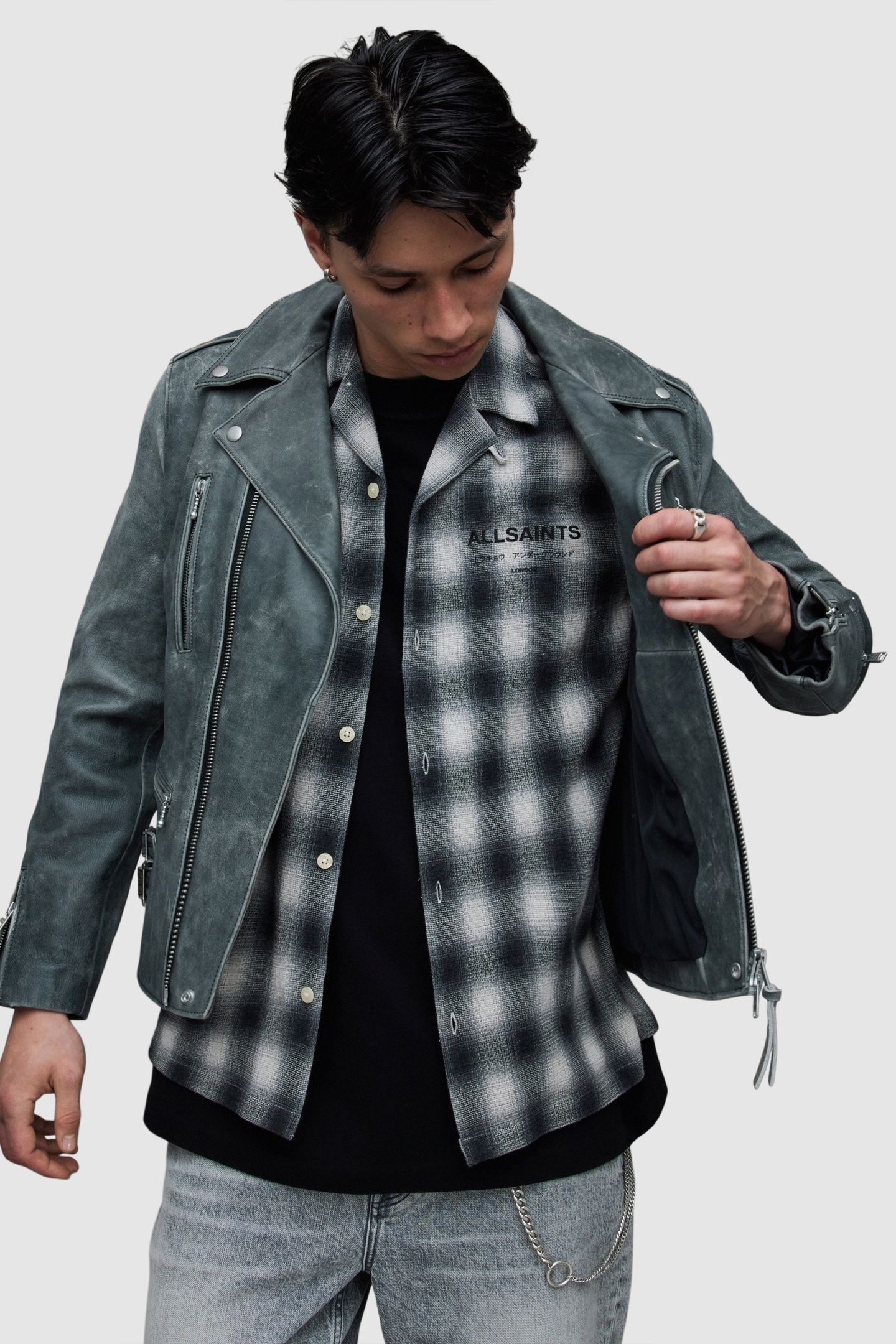 ARK BIKER WASHED BLACK 4