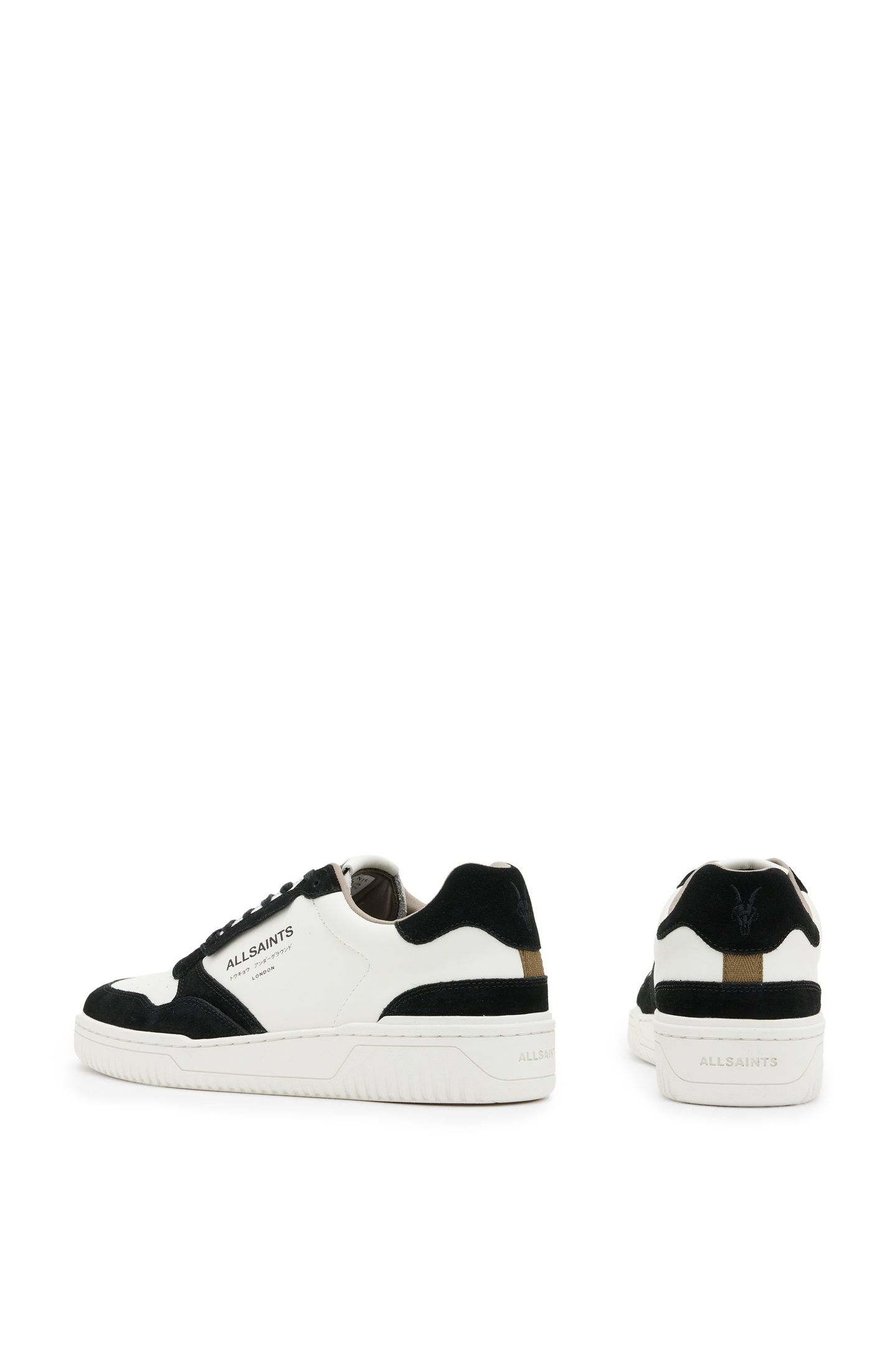 REGAN LOW TOP WHITE/BLACK 2