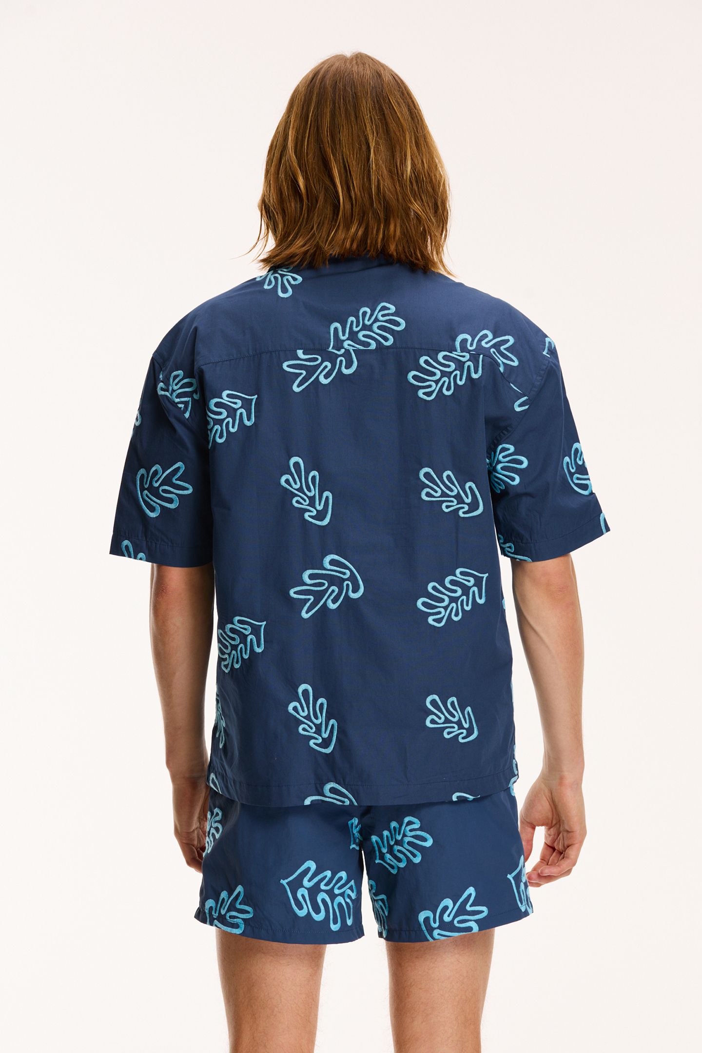 MEN SHORTSLEEVE REEF EMBROIDERY ROYAL BLUE 5