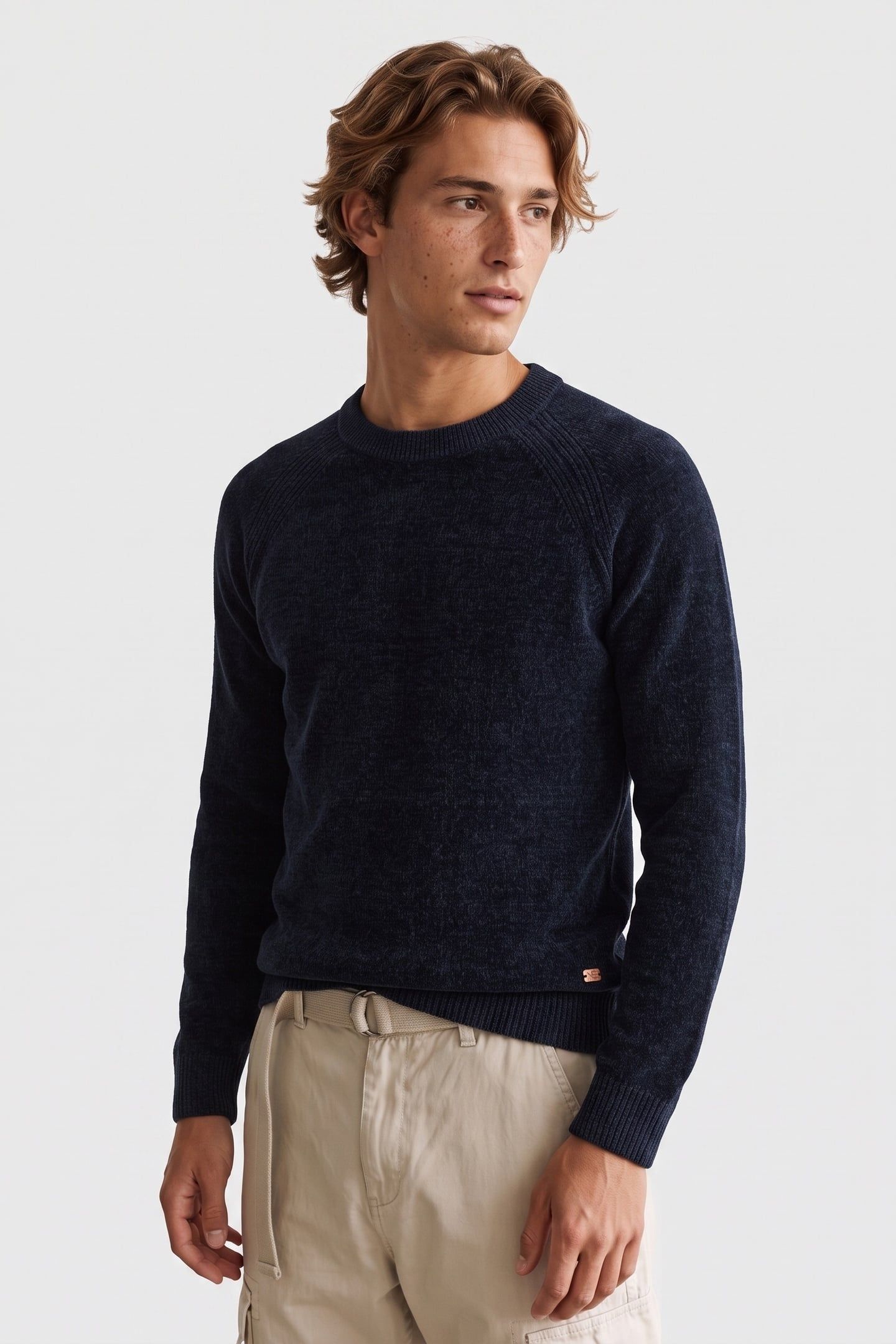PULLOVER CREWNECK LIGHT WEIGHT CHENILLE NIGHT 1