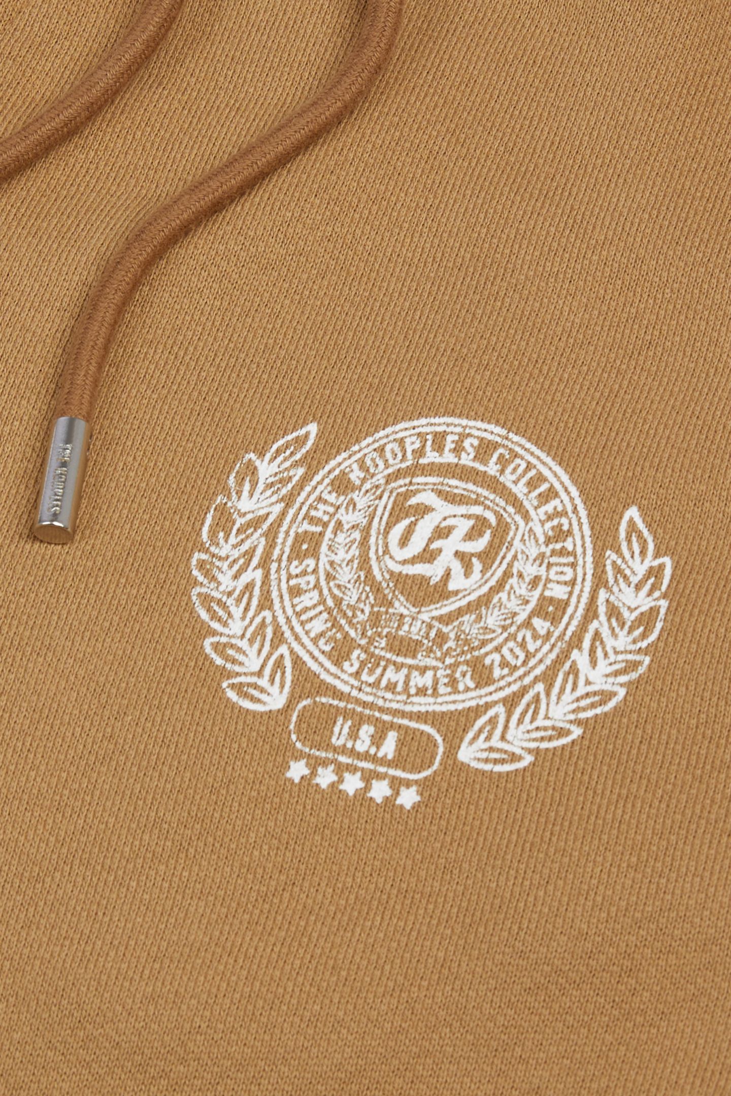 JOGGING SHORTS WITH PRINTED TK LOGO LIGHT BROWN 6