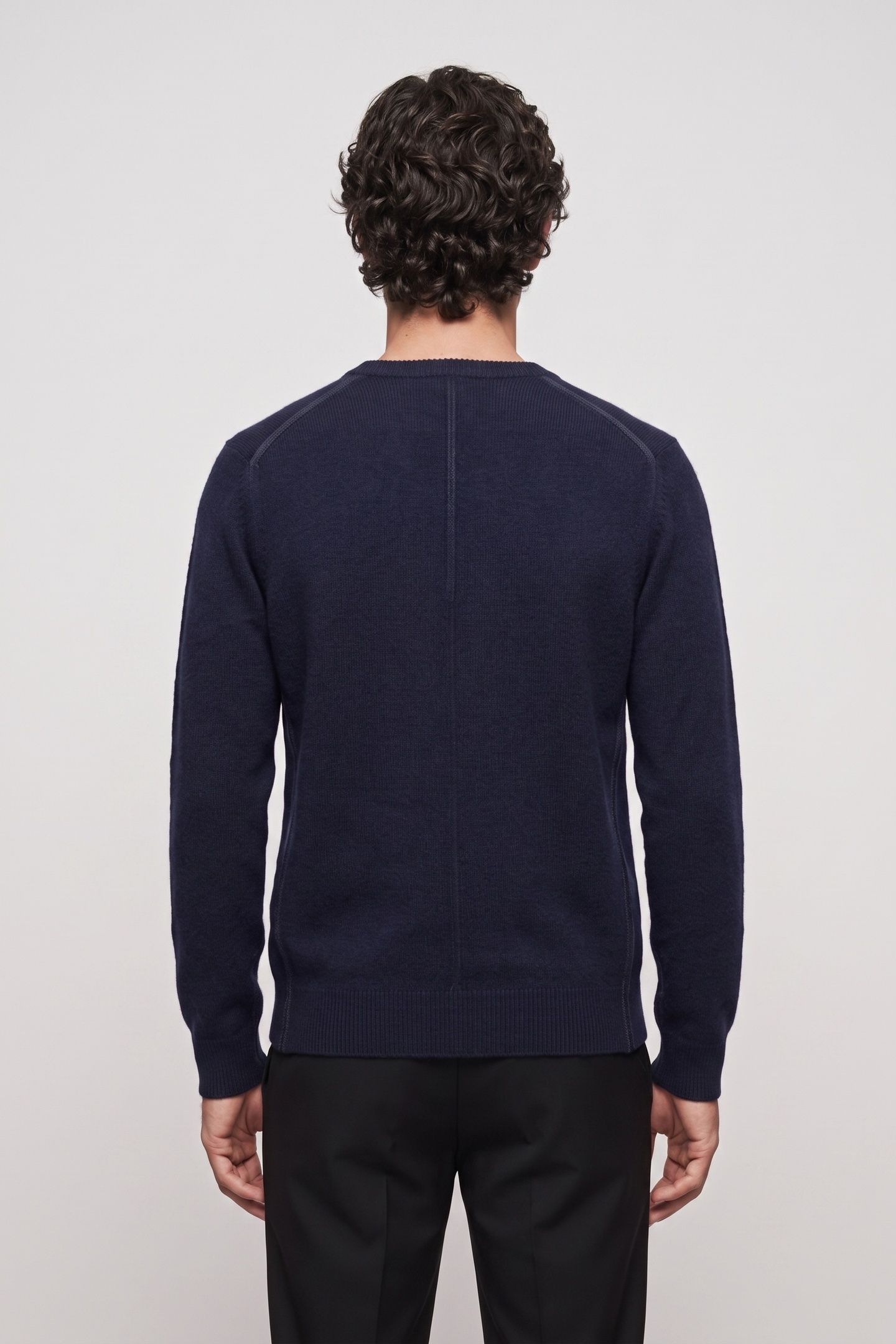PULL COL ROUND DETAIL BRILLIANT NAVY 3
