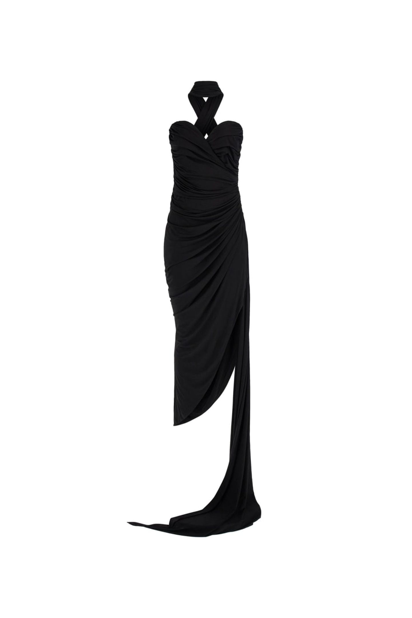 ALVA BUSTIER DRESS JET BLACK A996 6