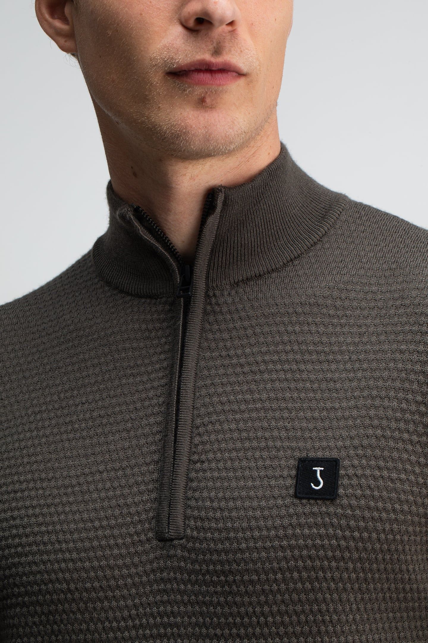 STRUCTURE HALFZIP MOCHA BROWN 5