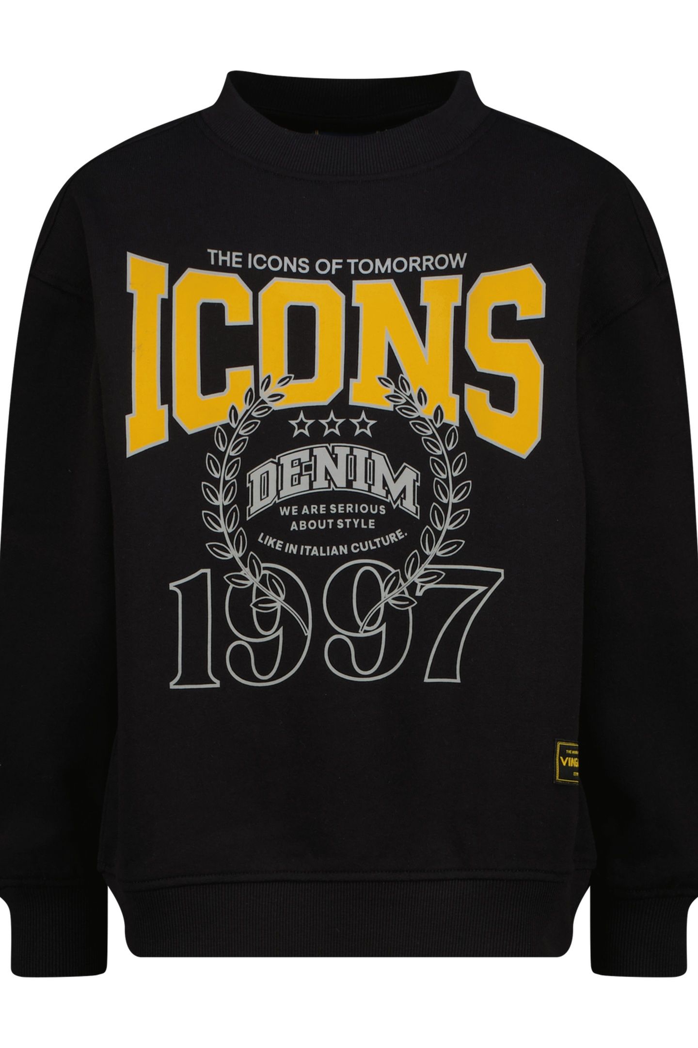 BOYS NEZO SWEATER DEEP BLACK 1