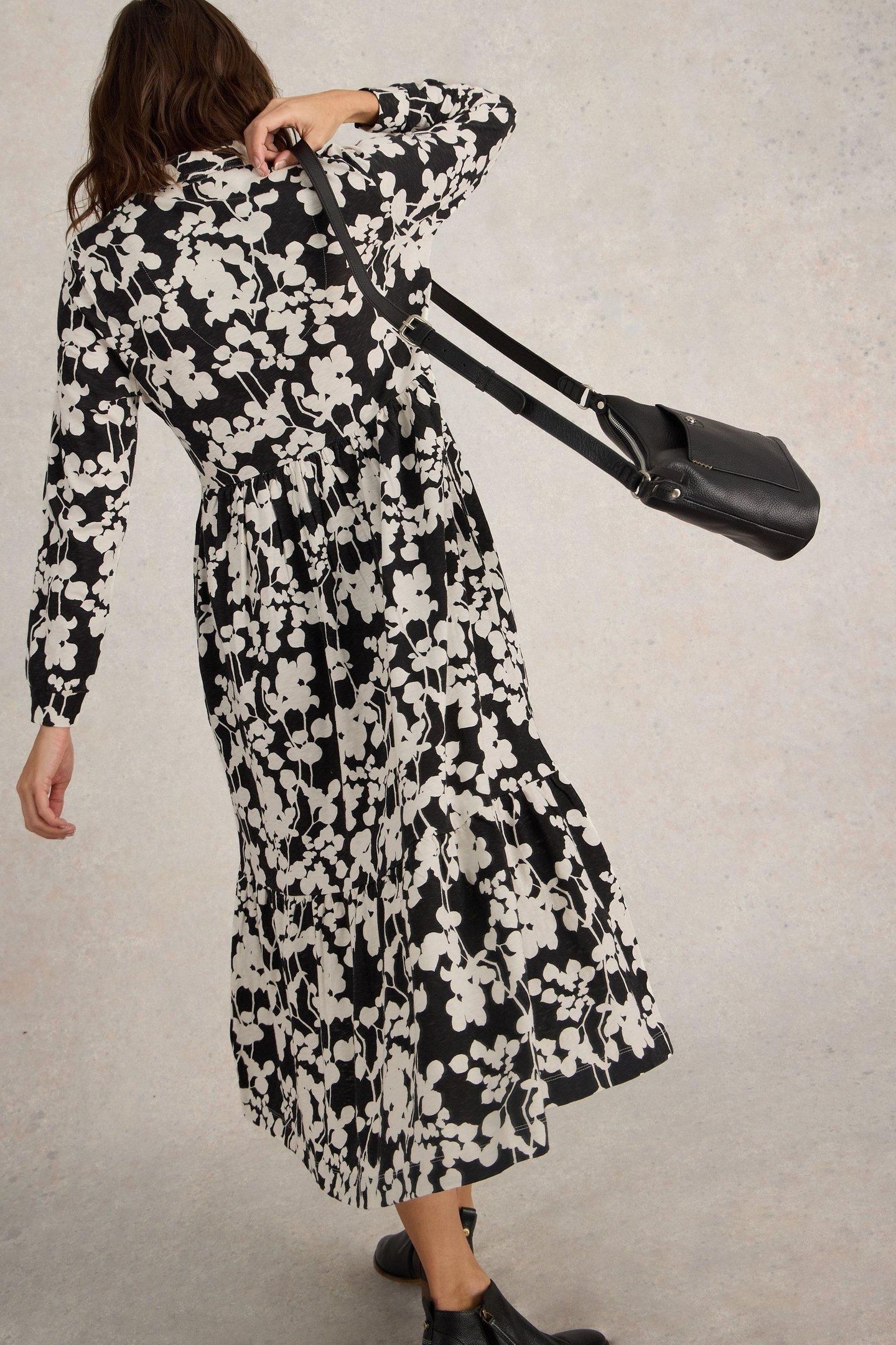 AIMEE JERSEY DRESS BLACK MULTI 3