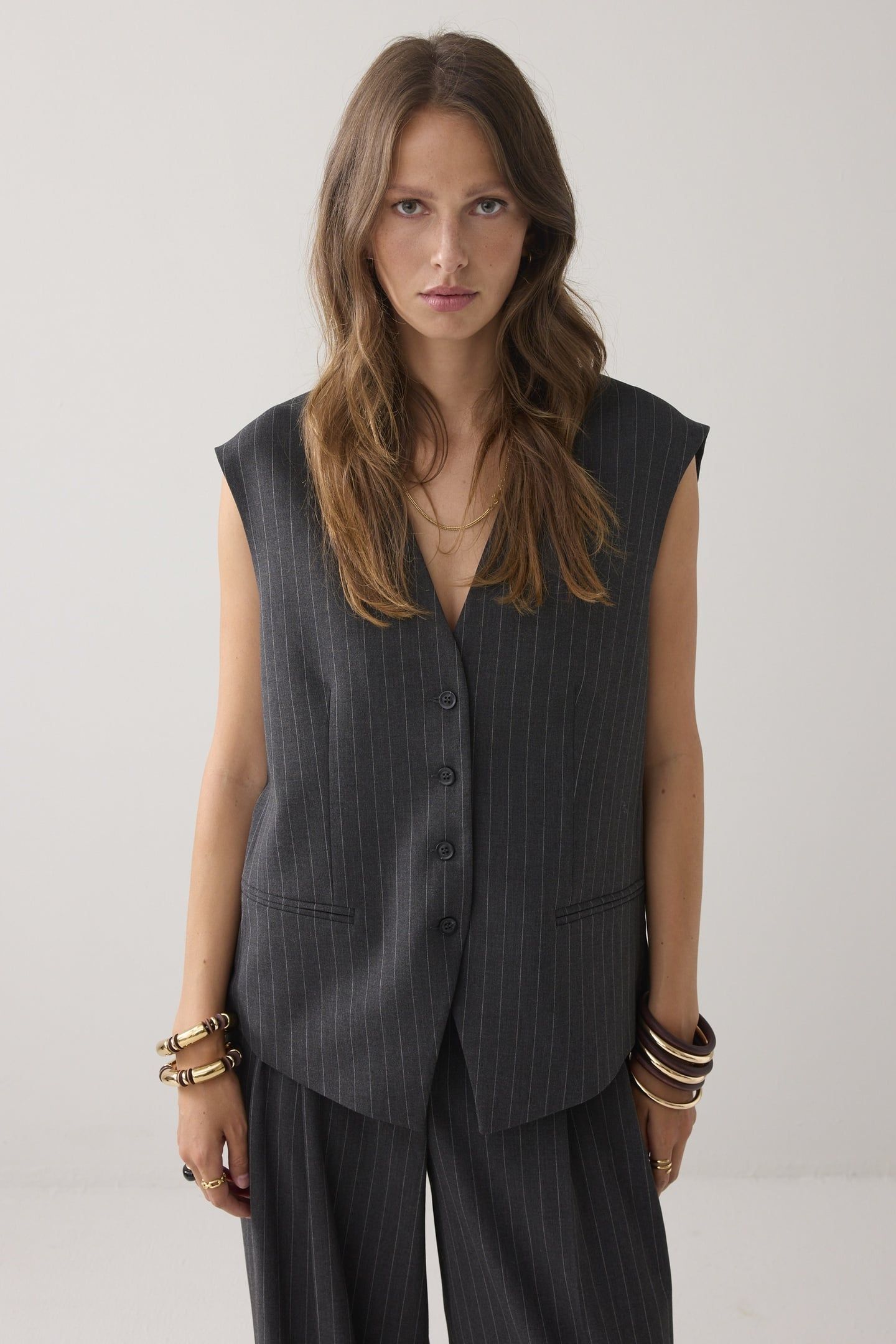 GILET PINSTRIPE ANTHRACITE 3