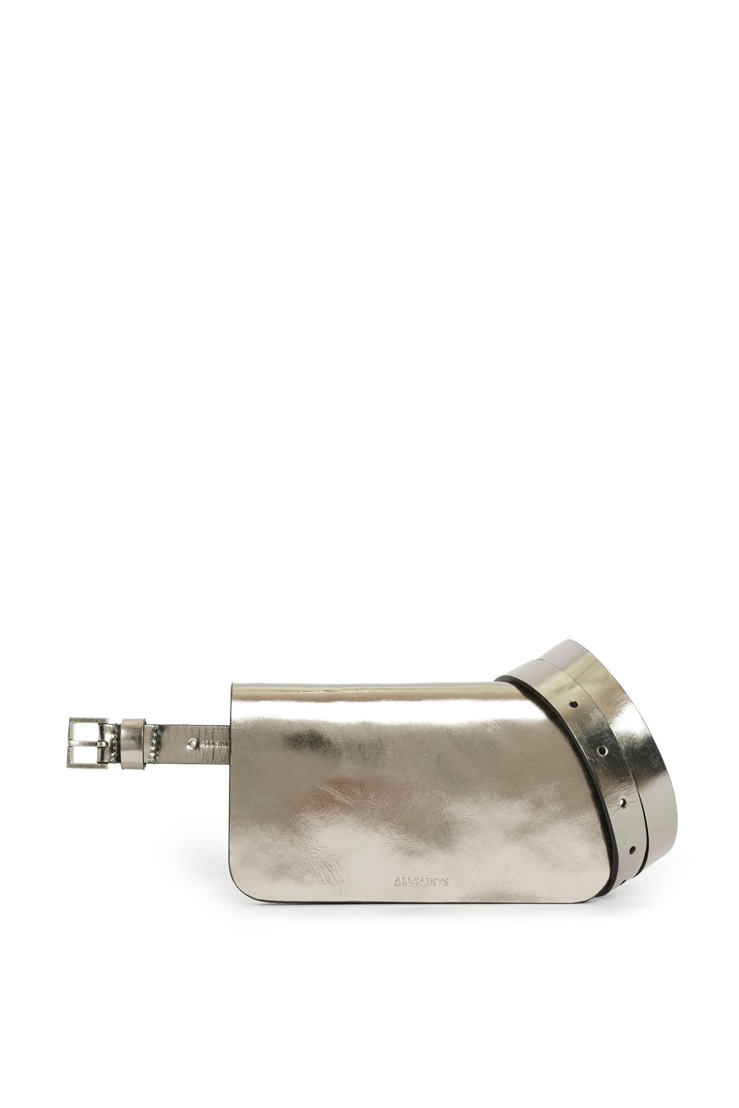 BECKIE BAG BELT PEWTER/DULL NICKEL 2