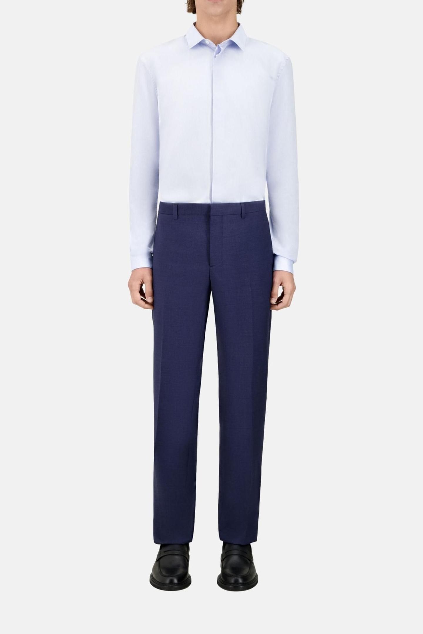 CLASSIC SUIT TROUSERS WITH ITALIAN POCKETS NAVY 3