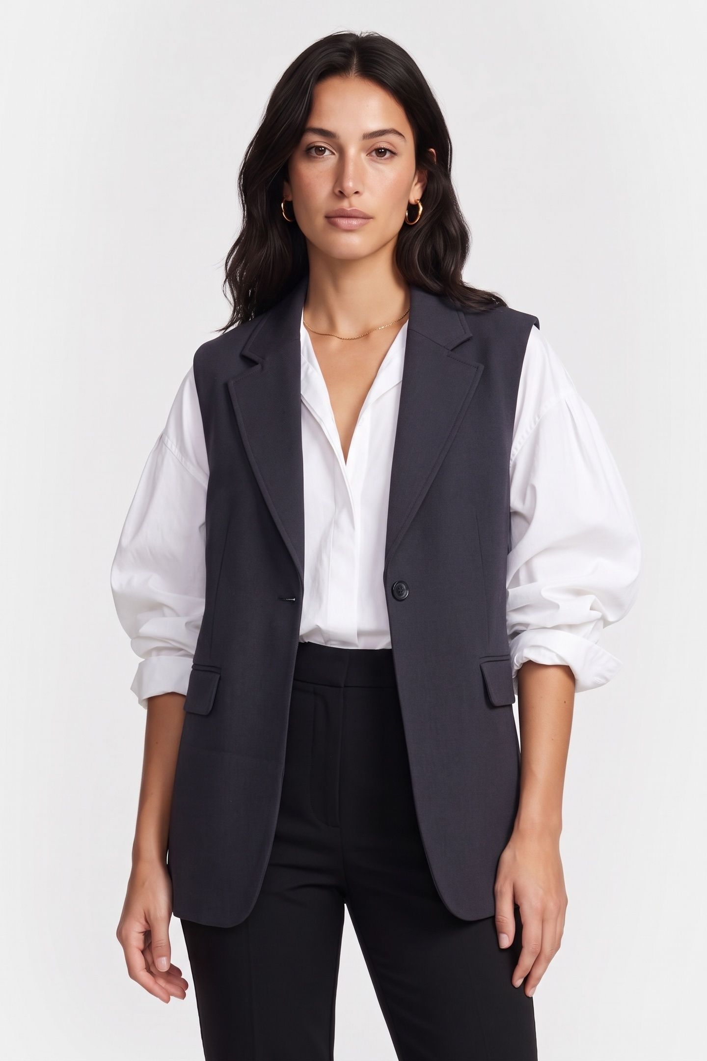 DONYA WAISTCOAT BLACK 1