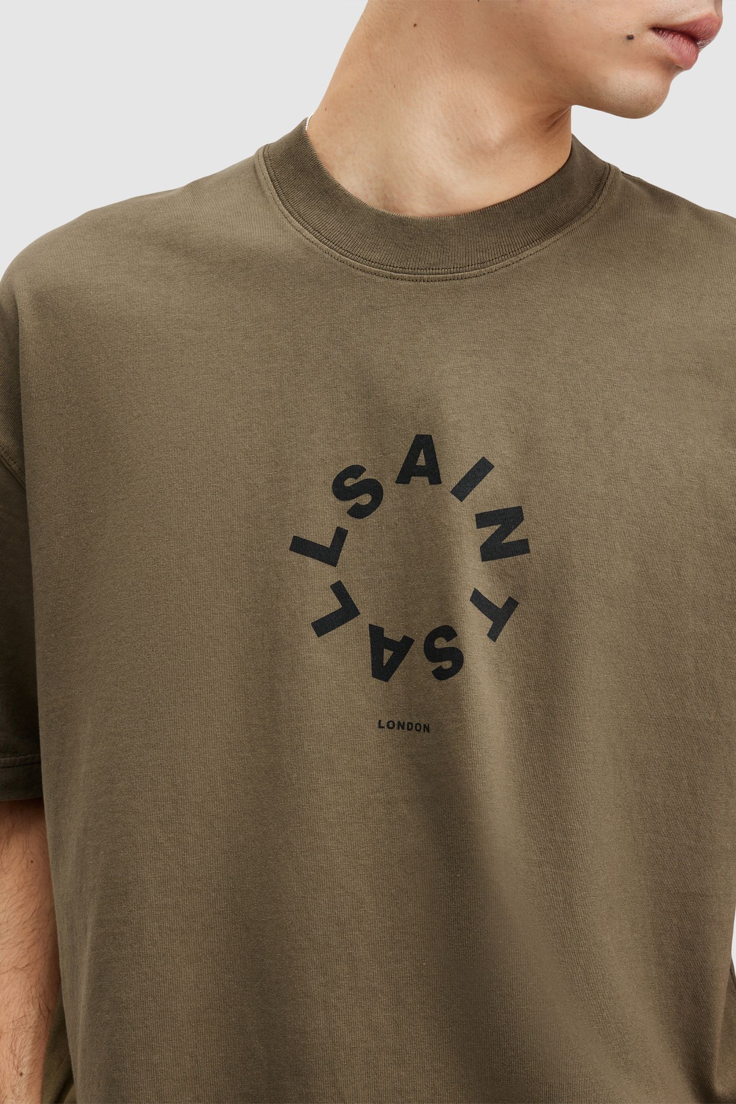 TIERRA SS CREW ASH KHAKI GREEN 7
