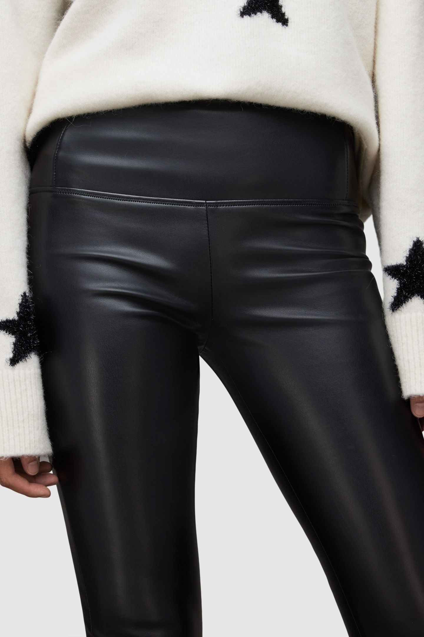 CORA LEATHER LEGGING BLACK 6