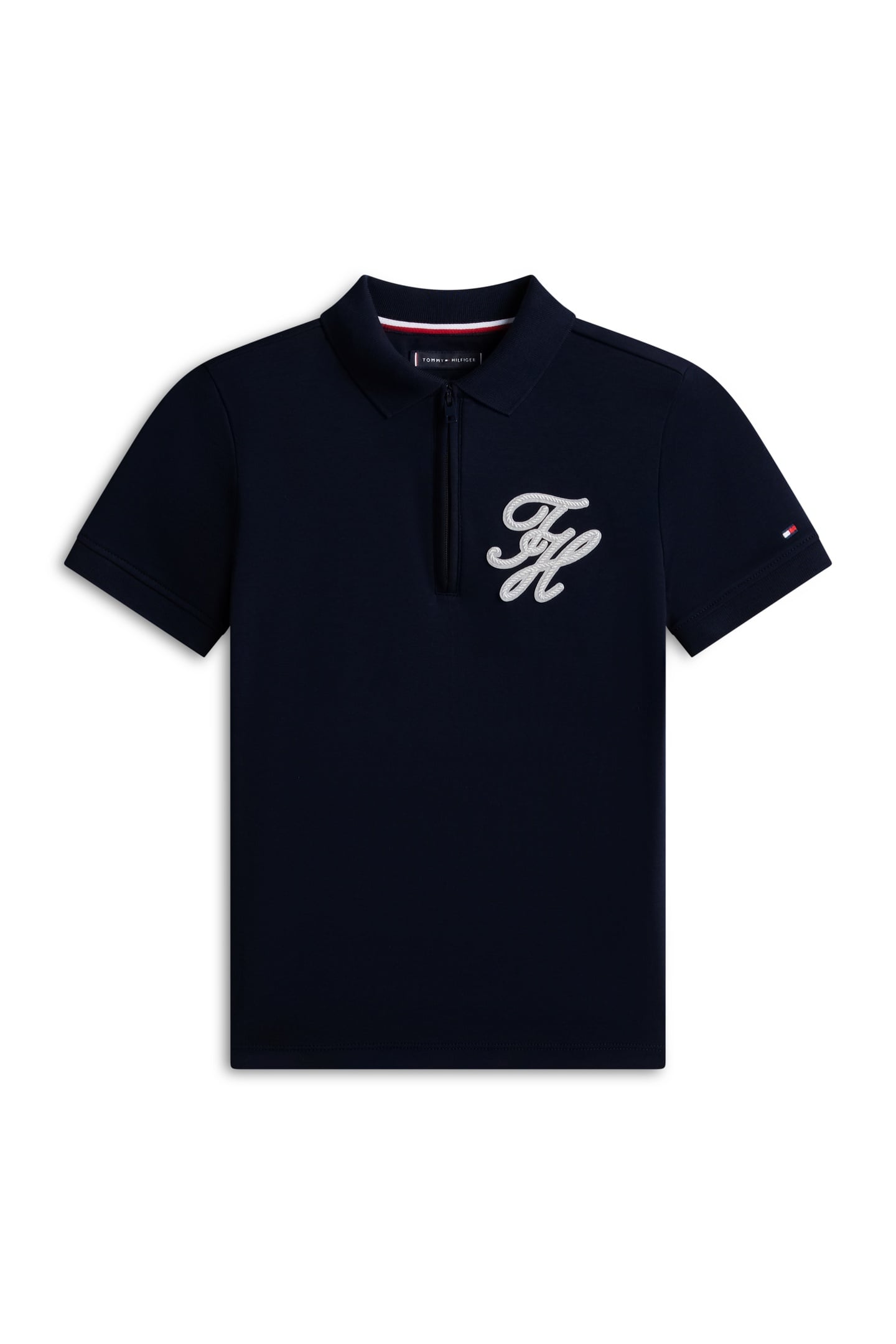 BOYS TH SCRIPT INTERLOCK DARK NIGHT NAVY 4