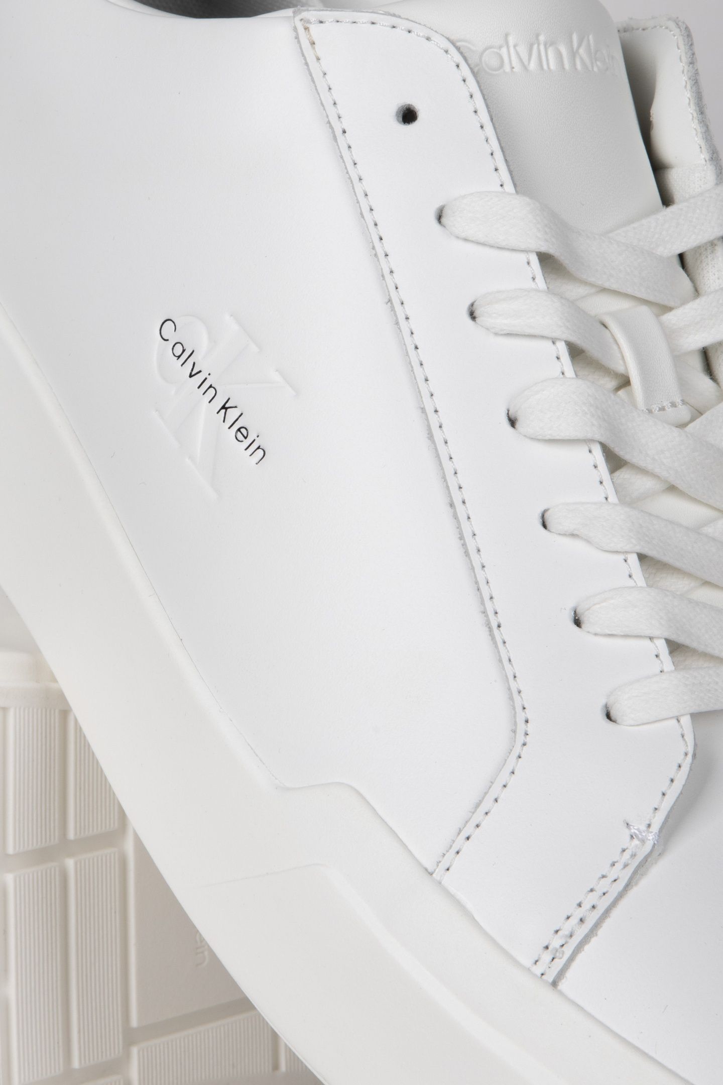 CHUNKY CUPSOLE LACEUP SHOES BRIGHT WHITE/BLACK 4
