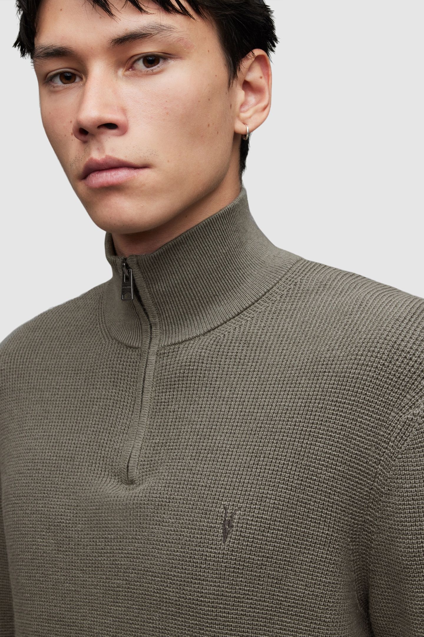 ASPEN ZIP FUNNEL PLANET GREY MARL 7