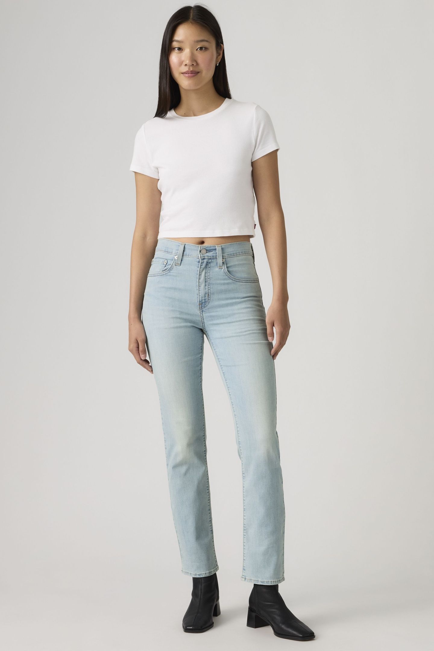 724™ HIGH RISE STRAIGHT LIGHTWEIGHT JEANS 1