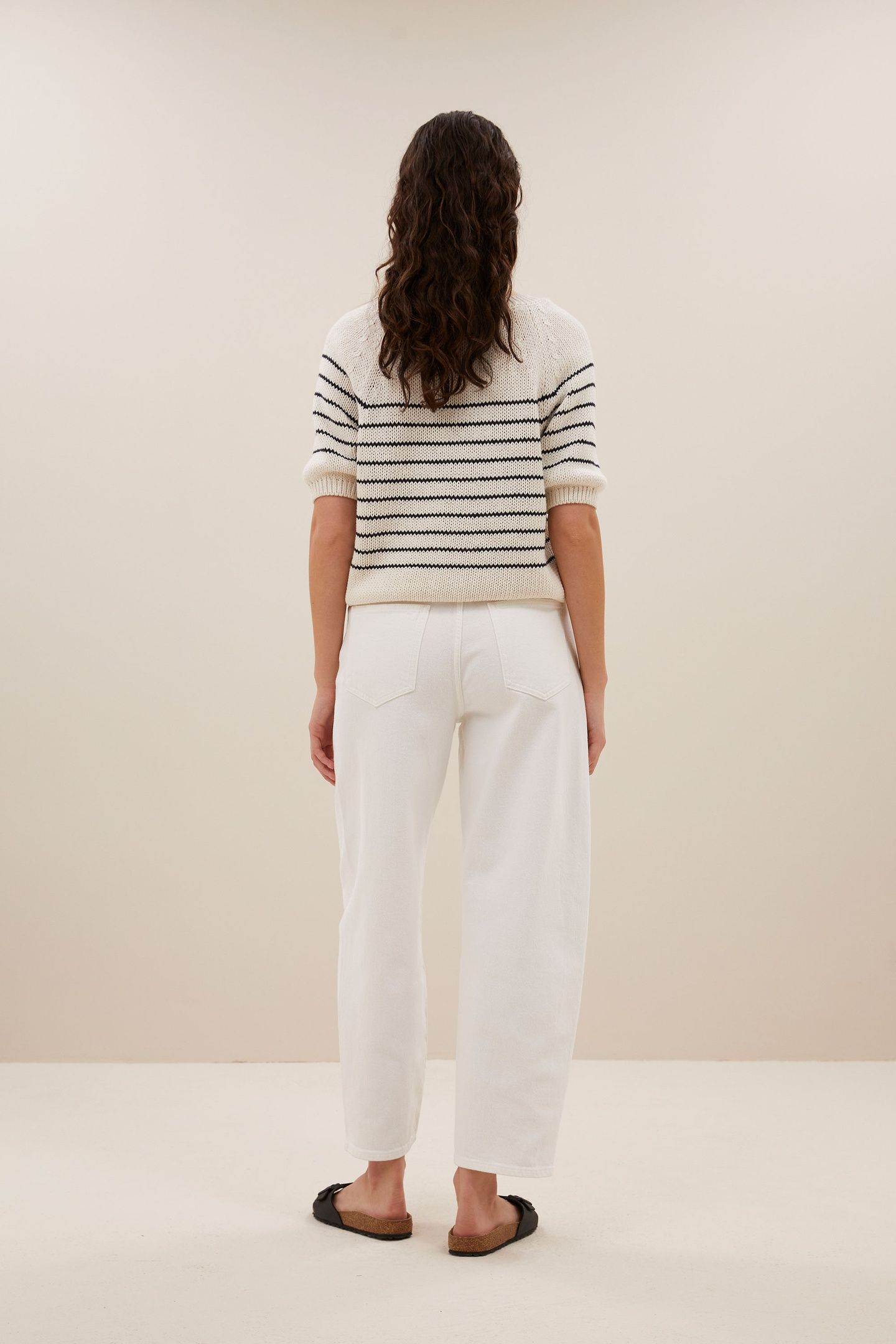 CRUZ STRIPE PULLOVER NAVY STRIPE 3