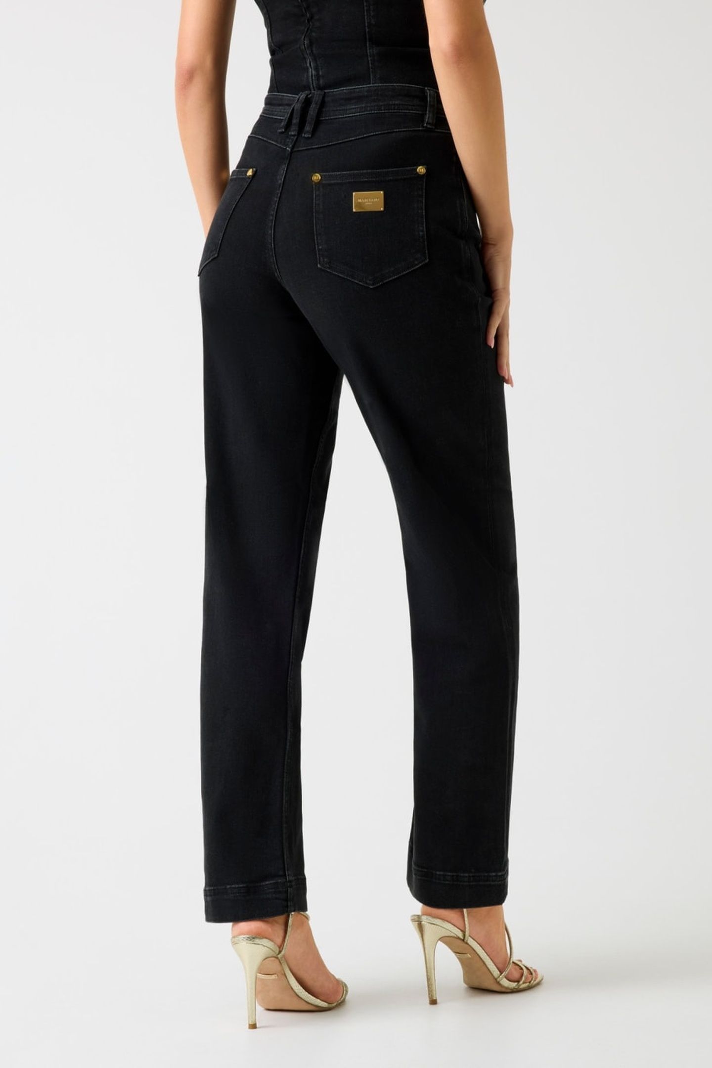 DORIS STRAIGHT DENIM JET BLACK A996 6