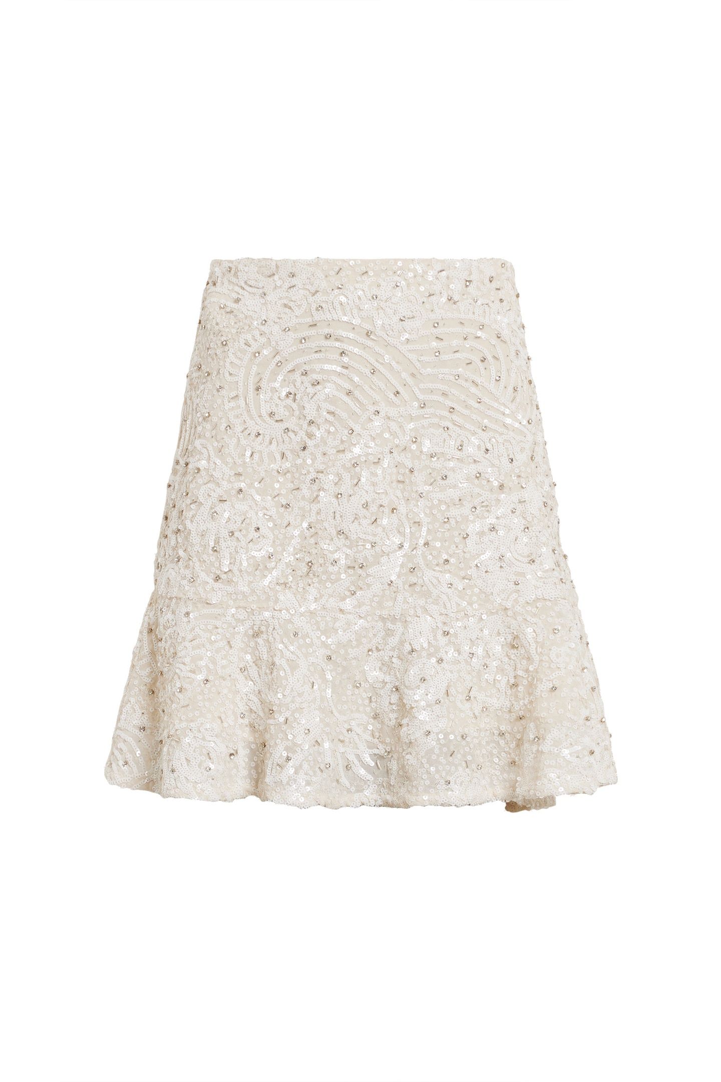 IVY EMB SKIRT ECRU WHITE 5