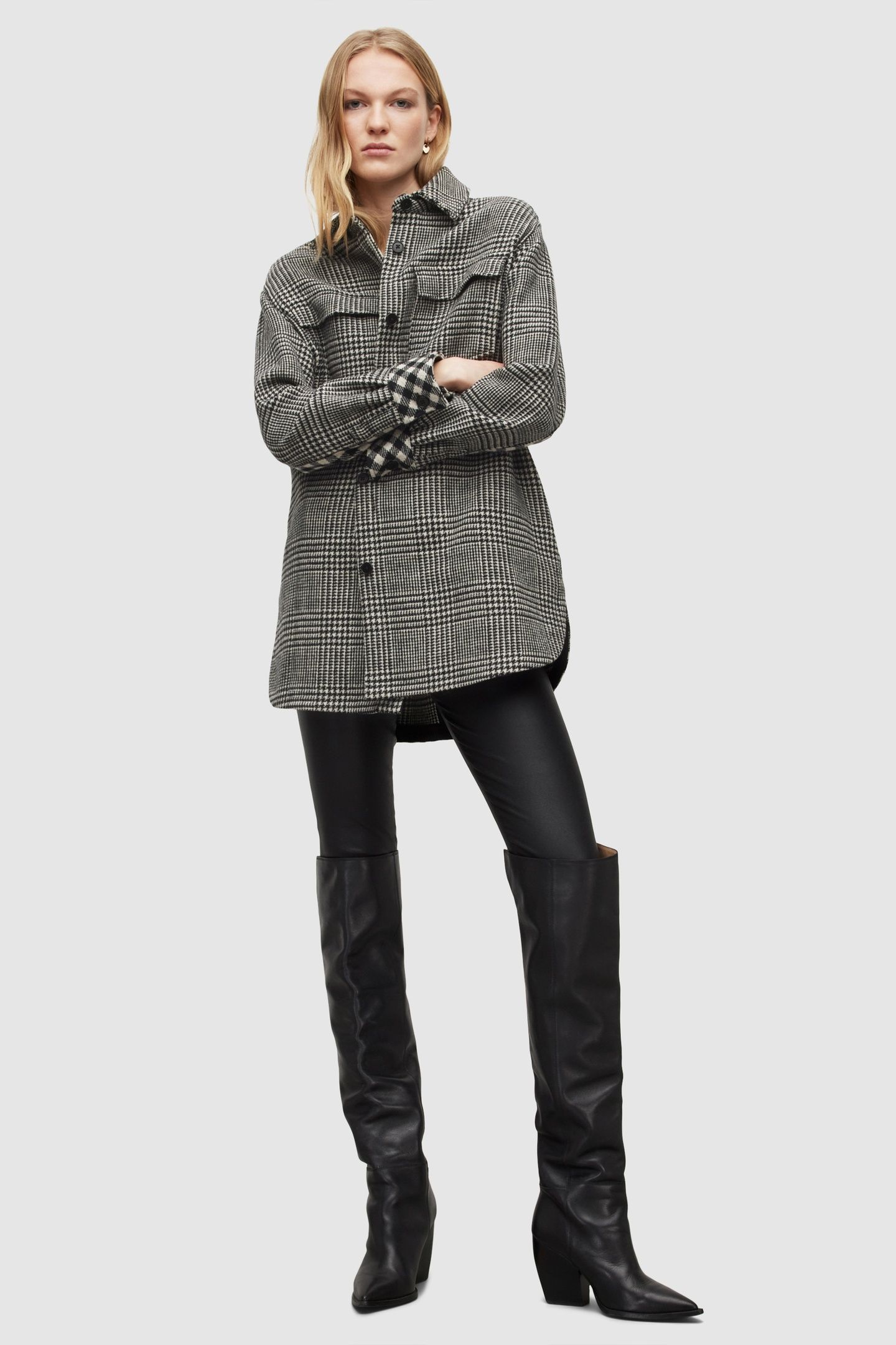 SOPHIE MONO JACKET BLACK/WHITE 4