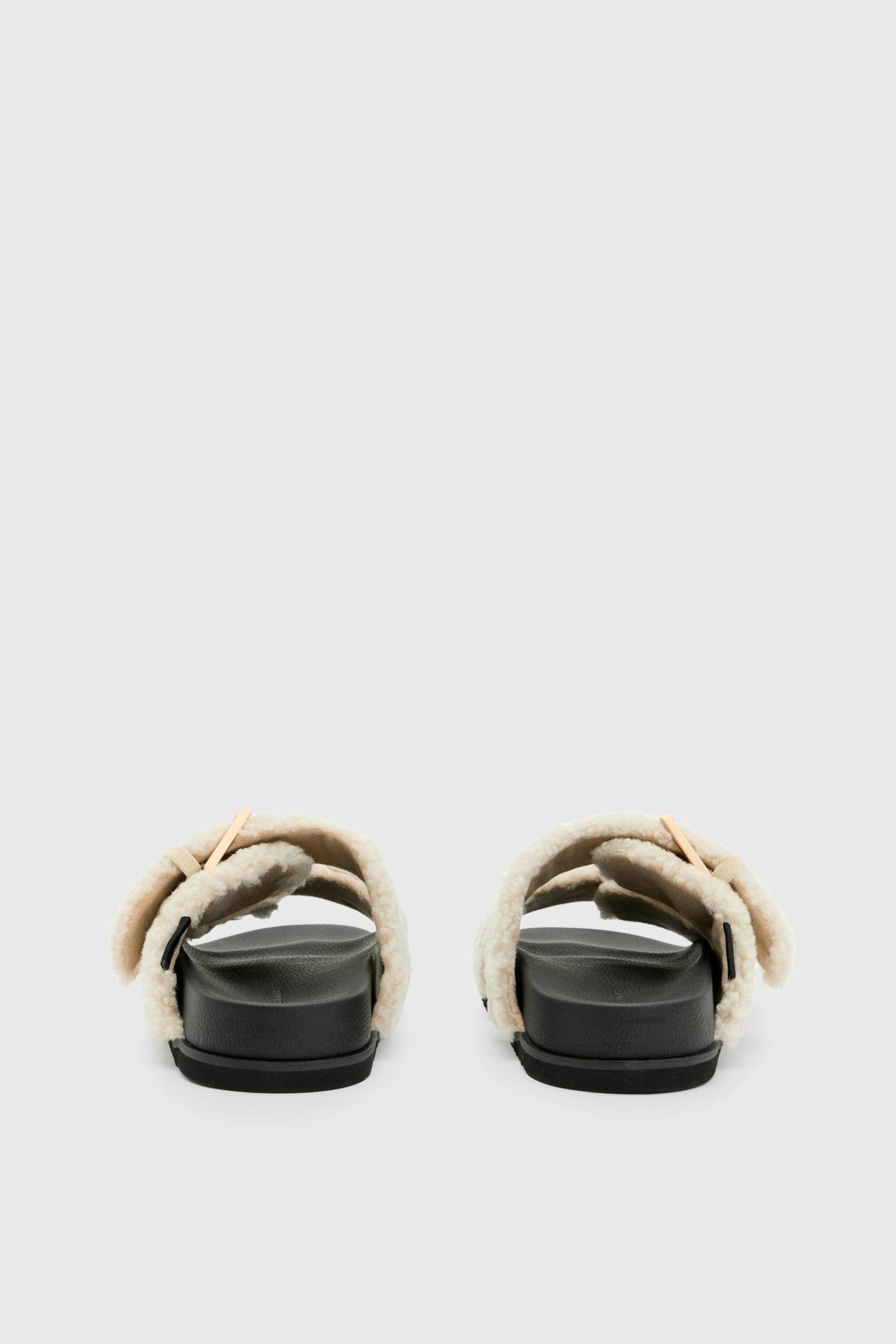 SIAN SHERPA SANDAL CREAM WHITE 3