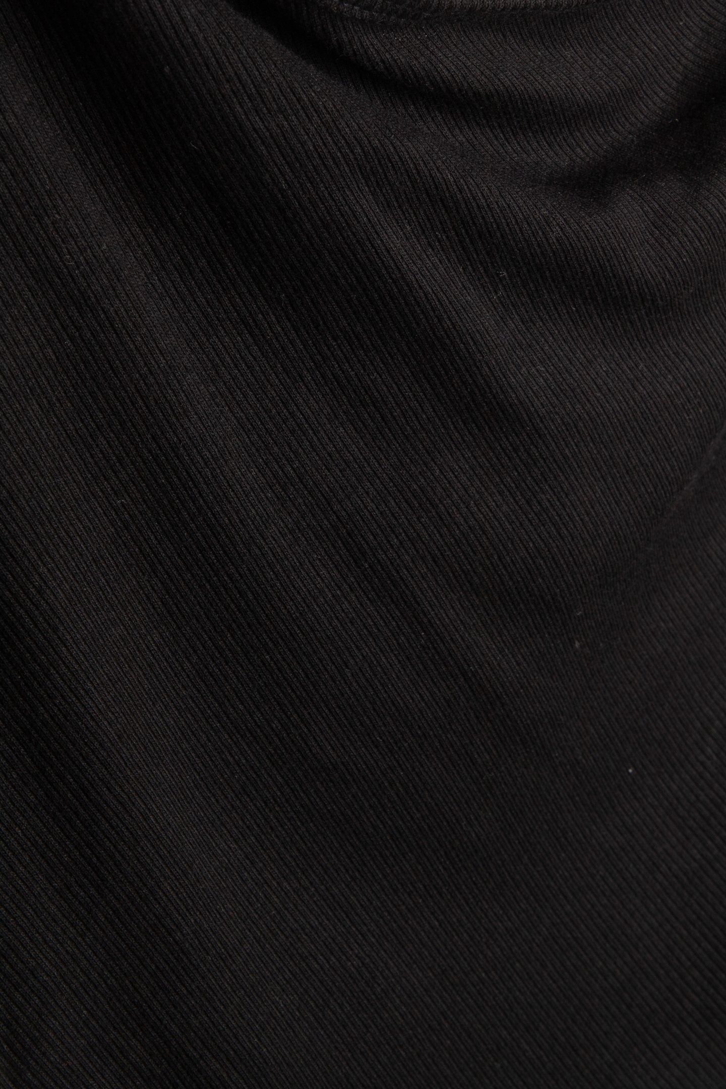 SLEEK COTTON RIB LS BLACK 4