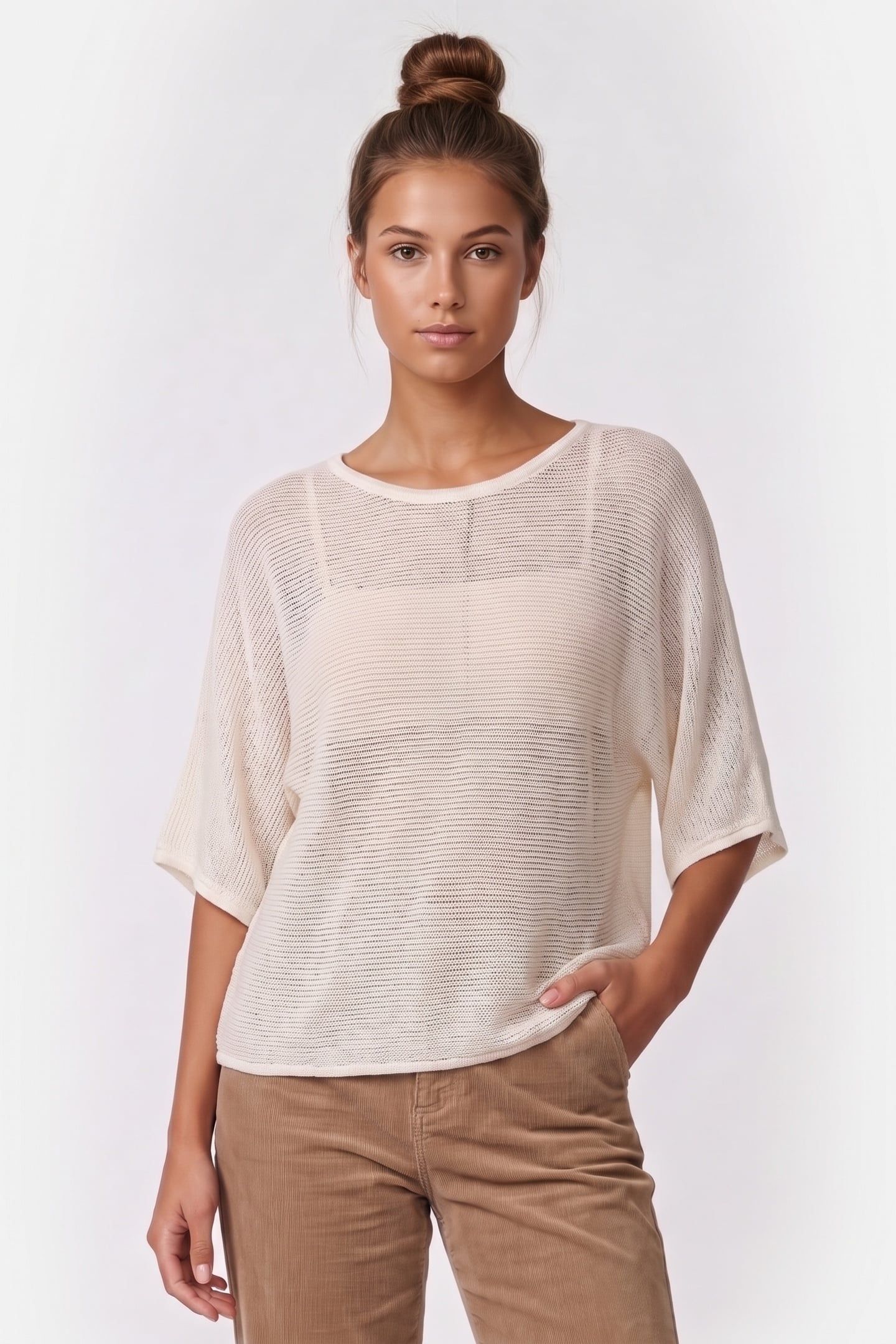 YSOLDE SWEATER WHITE 1