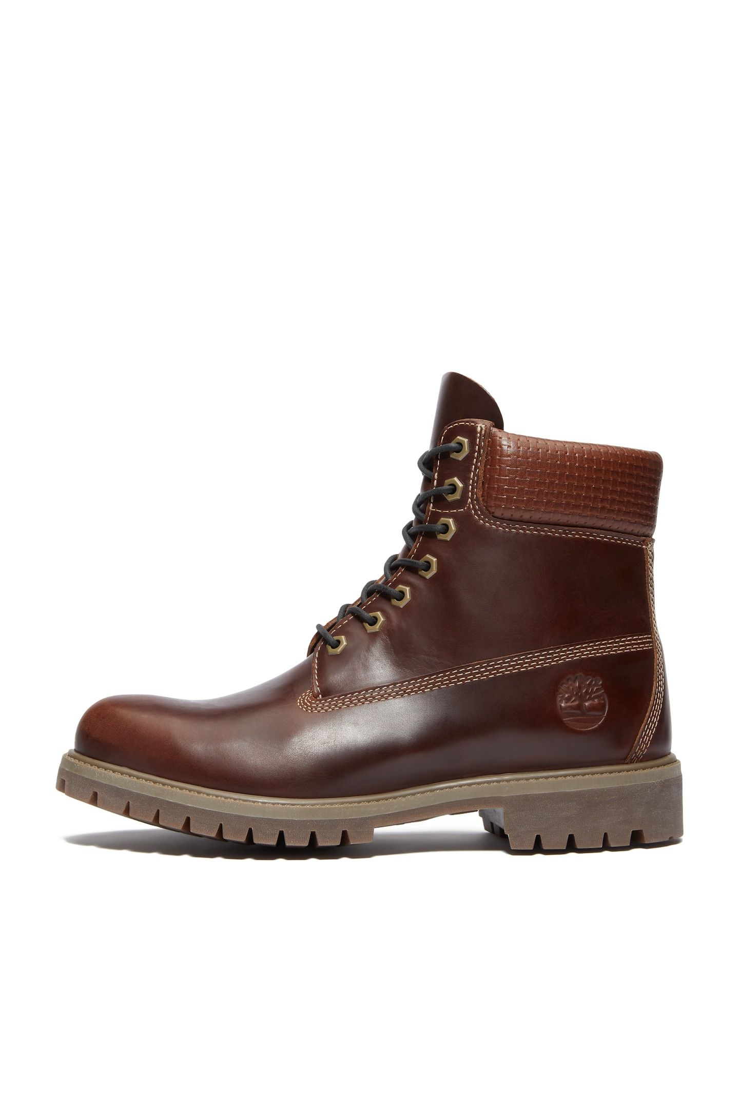 PREMIUM 6 INCH LACE UP WATERPROOF BOOT BROWN FULL GRAIN 3