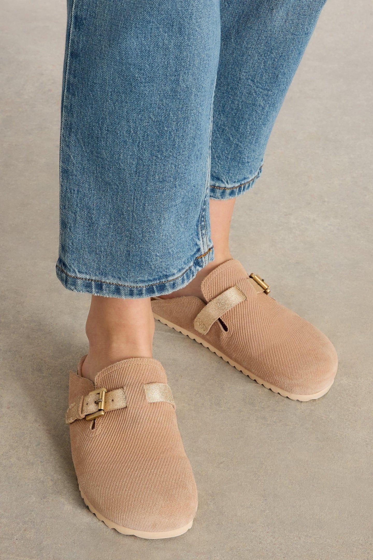 MYRTLE SLIP ON FOOTBED NATURAL MULTI 2