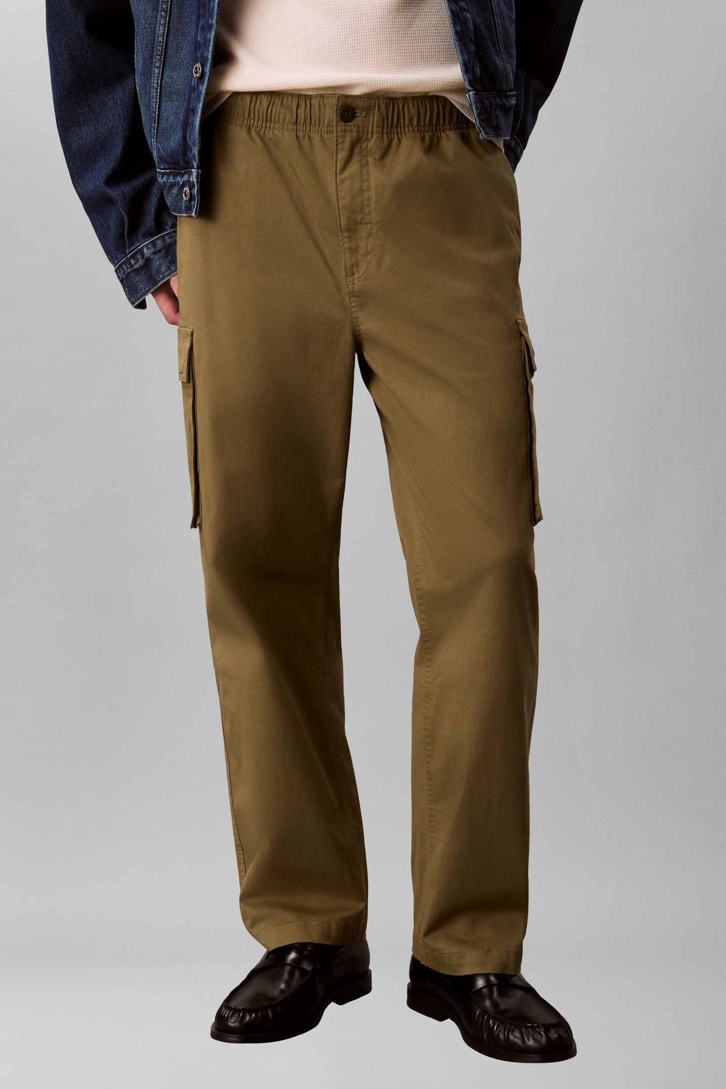 RELAXED STRAIGHT COMFORT JEAN DEEP LICHEN GREEN 4