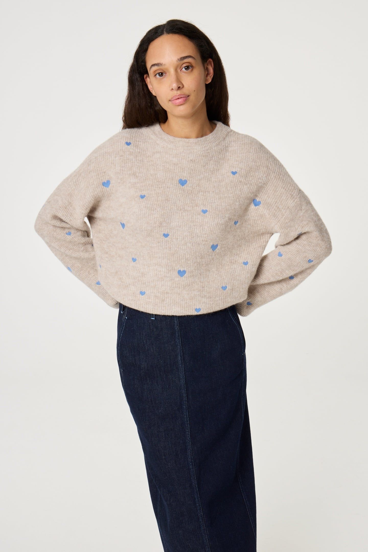 LIDIA PULLOVER OATMEAL MELANGE 2