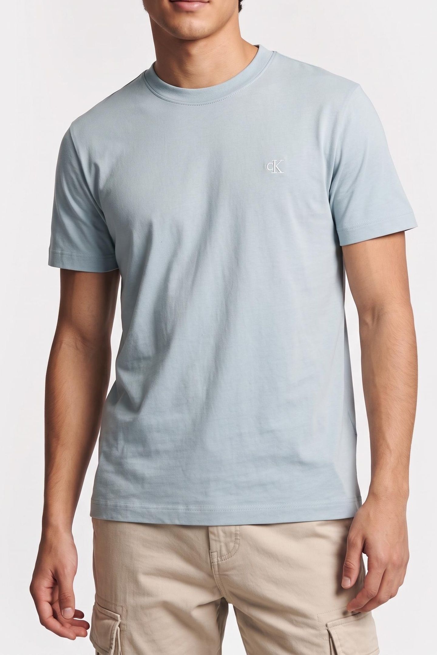 SS EASY MONOGRAM TEE WINTER SKY 1
