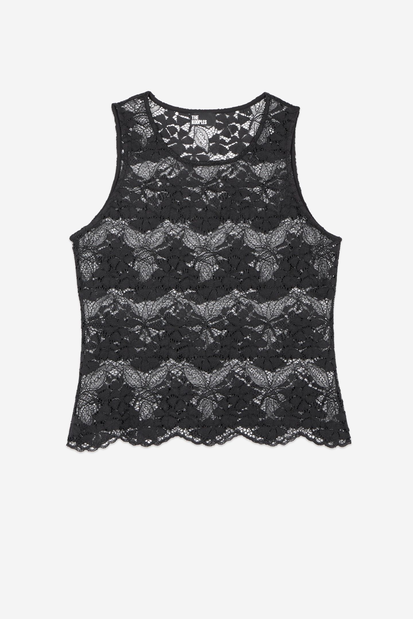 STRETCH LACE STRAPS TOP BLACK 3