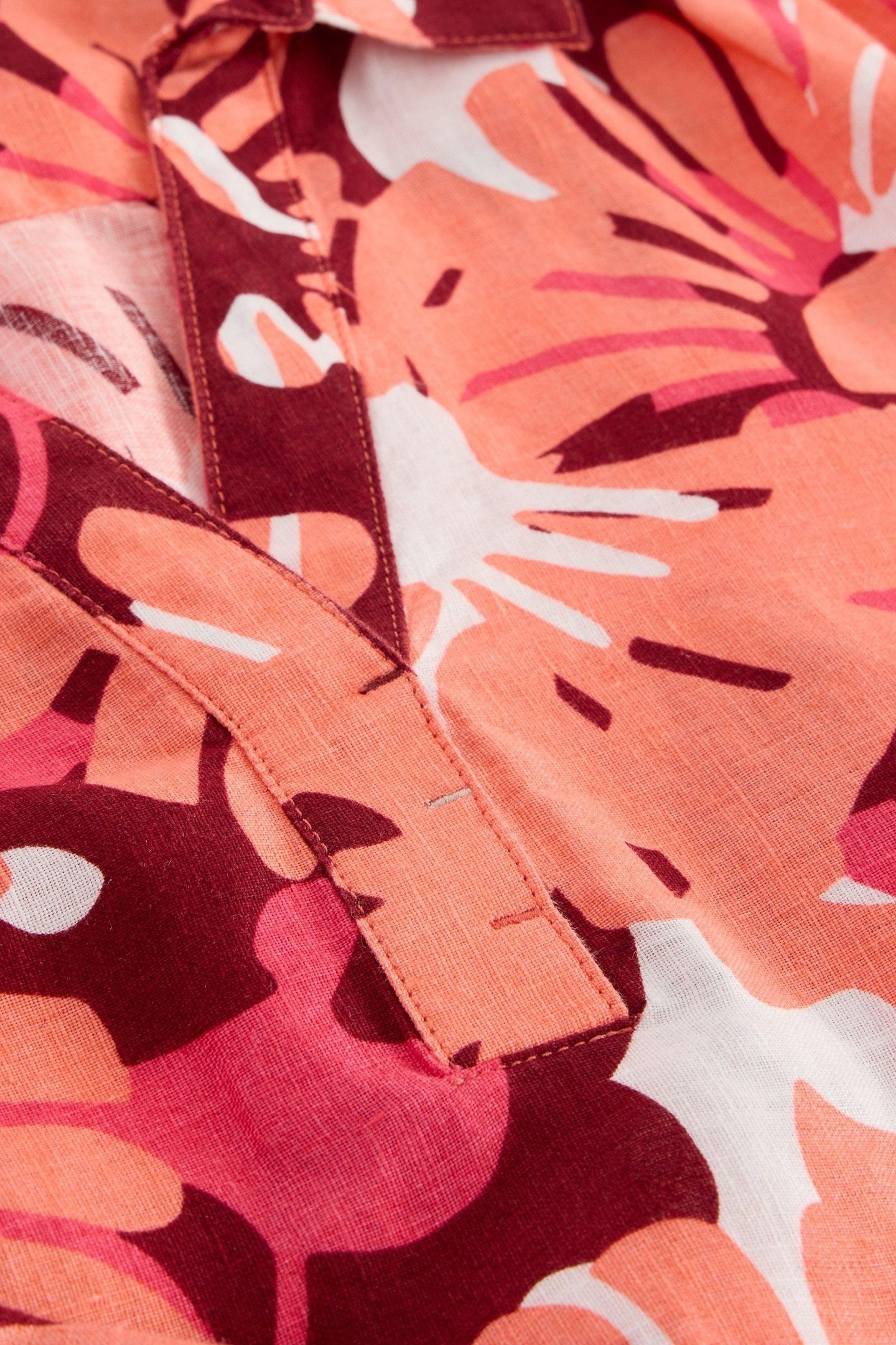 BLAKE LINEN TUNIC RED PRINT 6