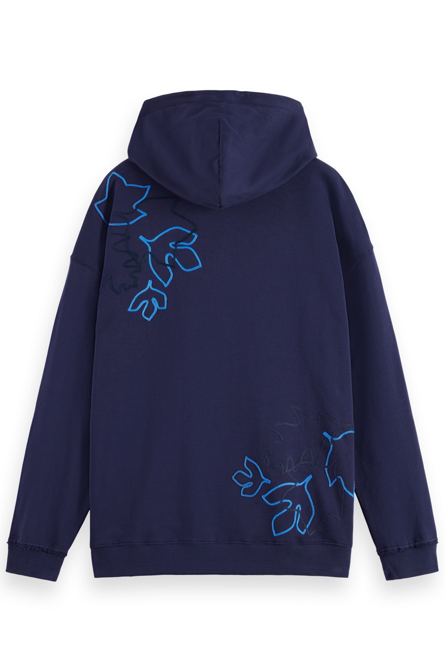 FRONT + BACK AW HOODIE PEACOAT 5