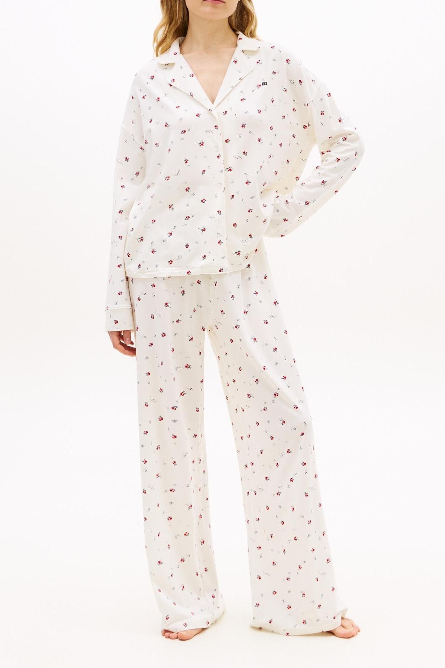 PANTS BELIEZE FLORAL ECRU 1