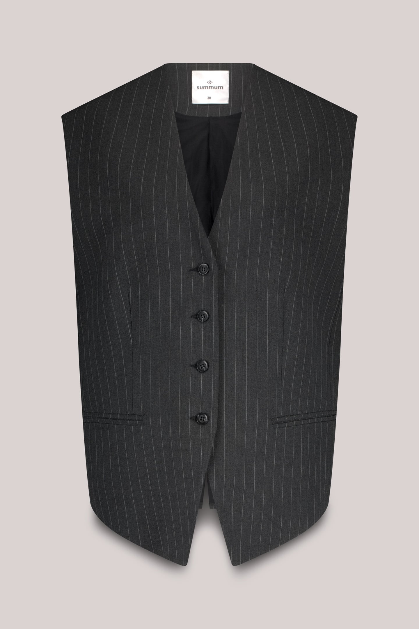 GILET PINSTRIPE ANTHRACITE 7