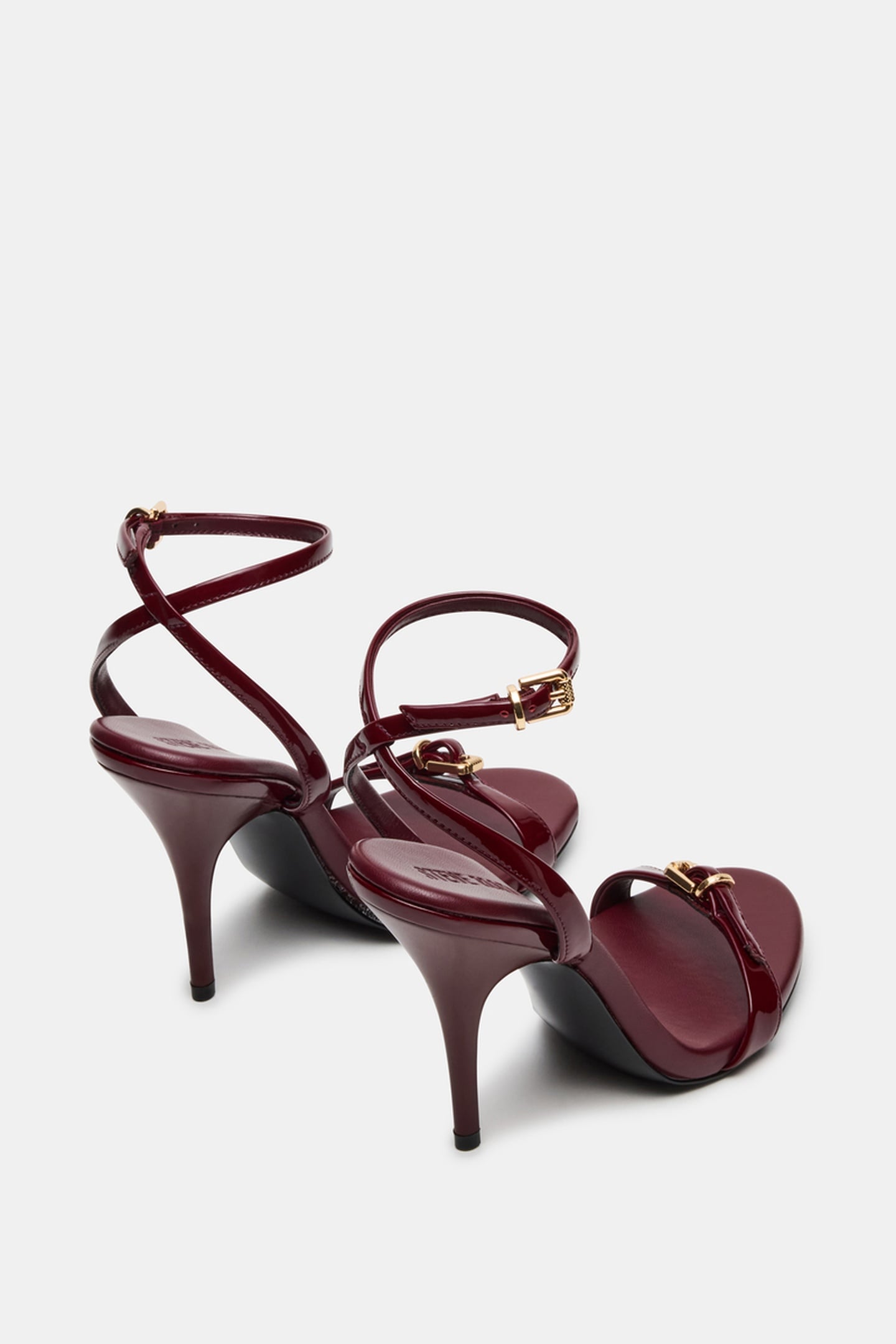 FOXX SANDALS BURGUNDY PATENT 3