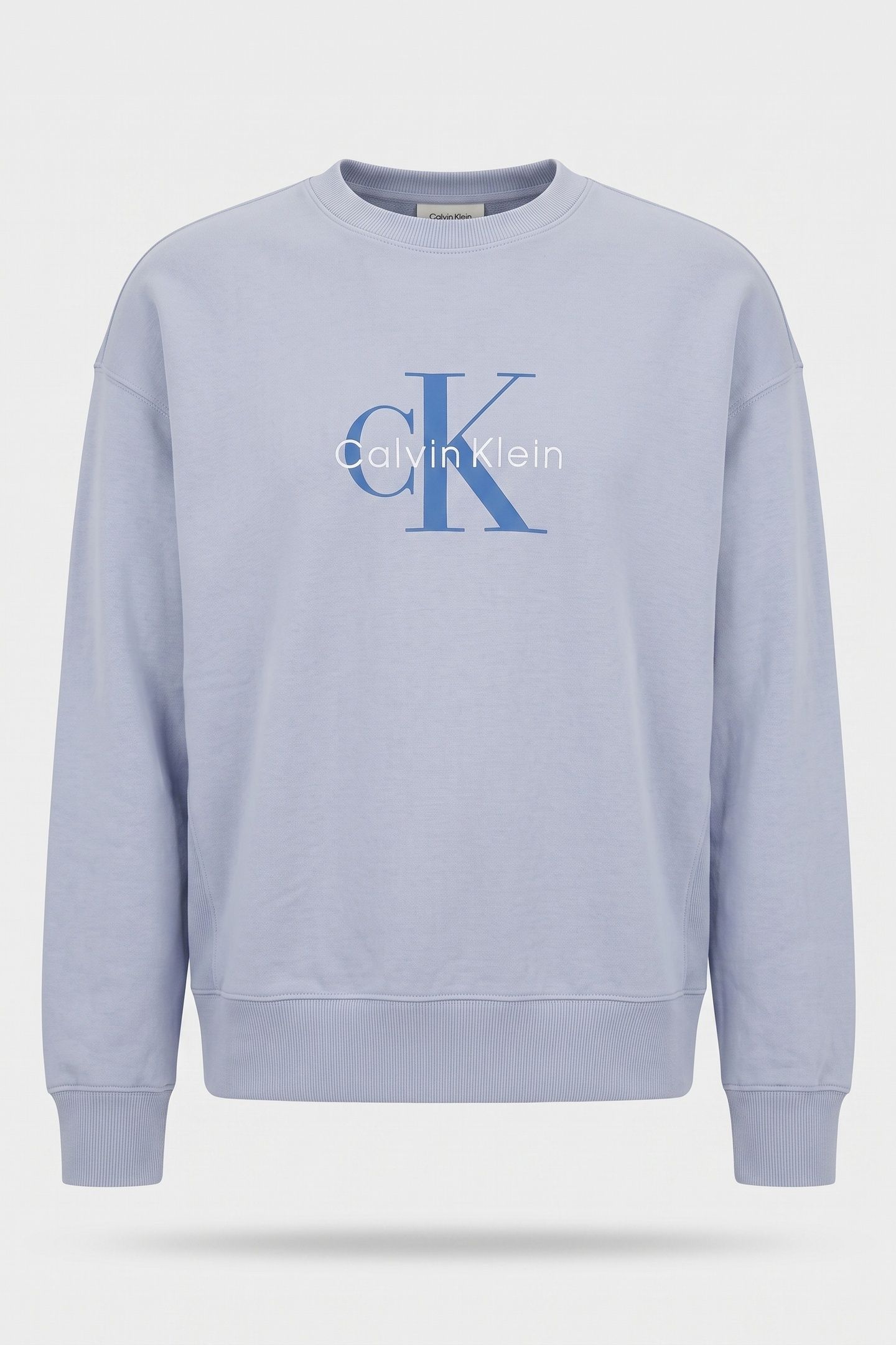 LONG SLEEVE PREMIUM TERRY MONOGRAM CASUAL BLUE 3