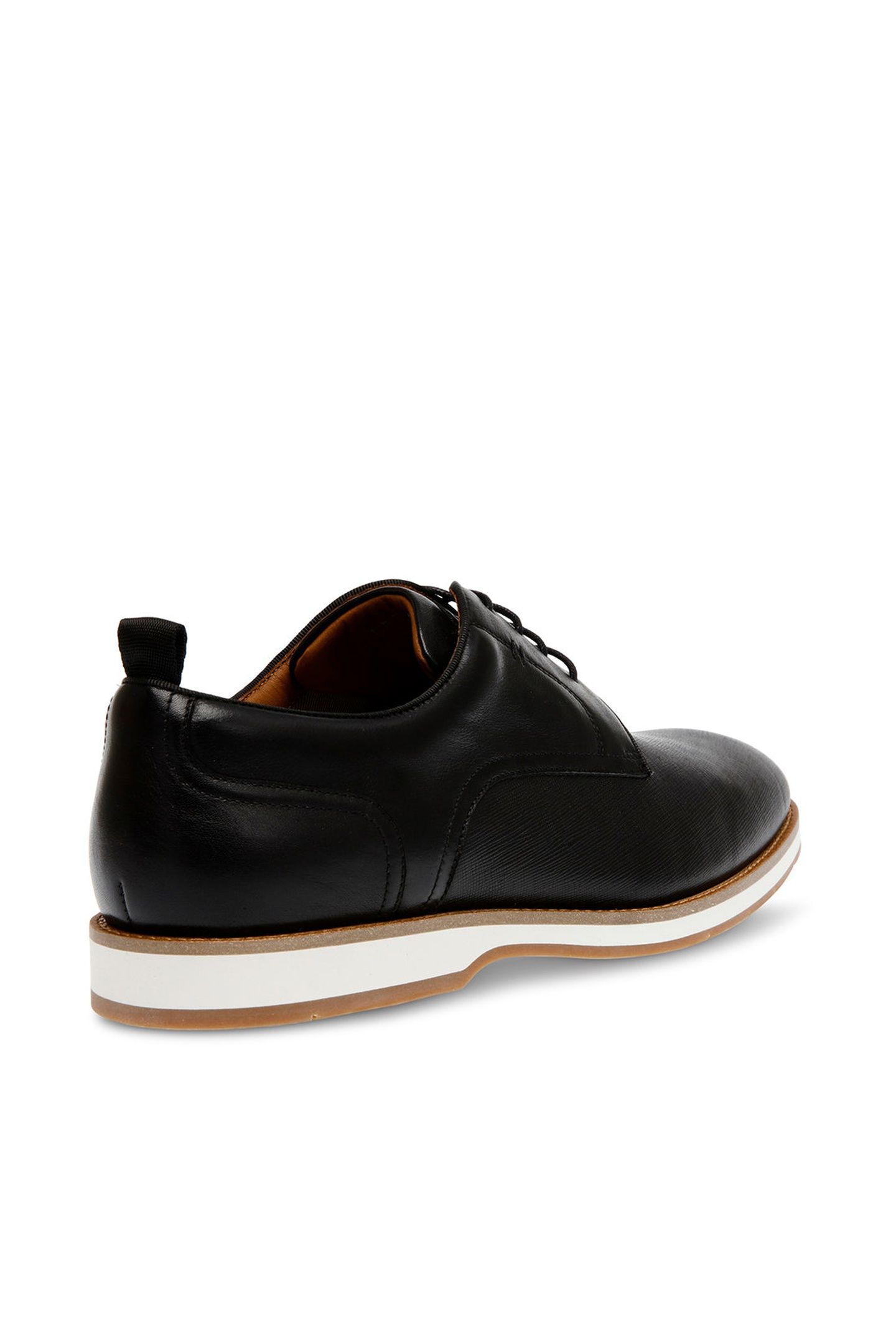 SPENTLY CASUAL SHOES BLACK LEATHER 6