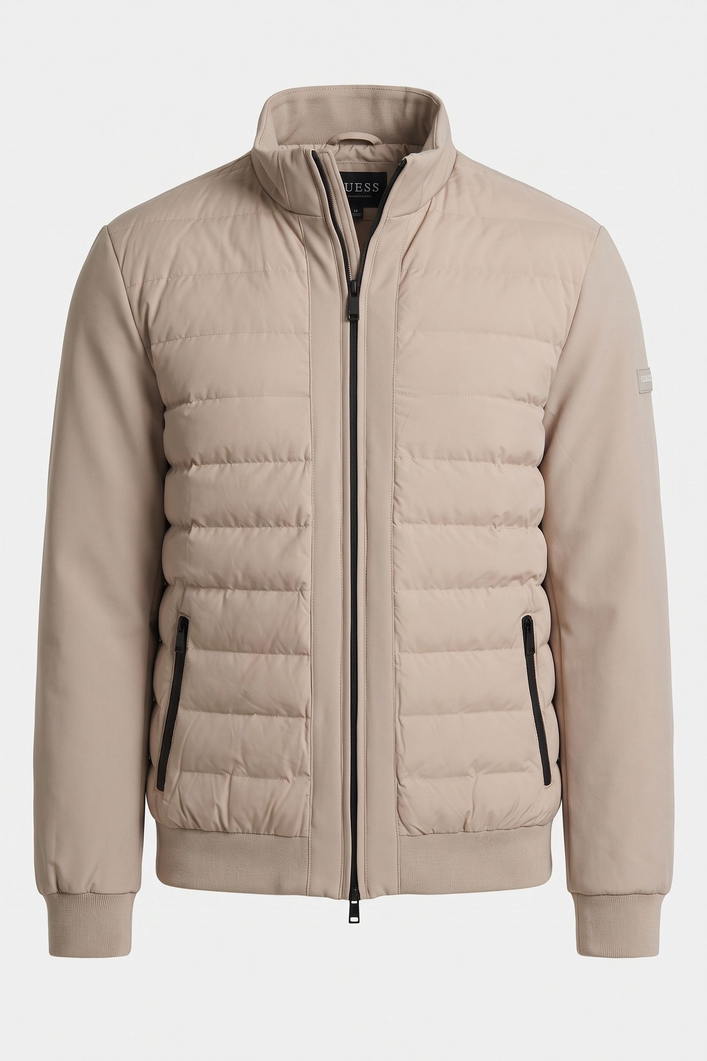 GUESS ECO QUILTED JACKET TRADITIONAL KHAKI 3