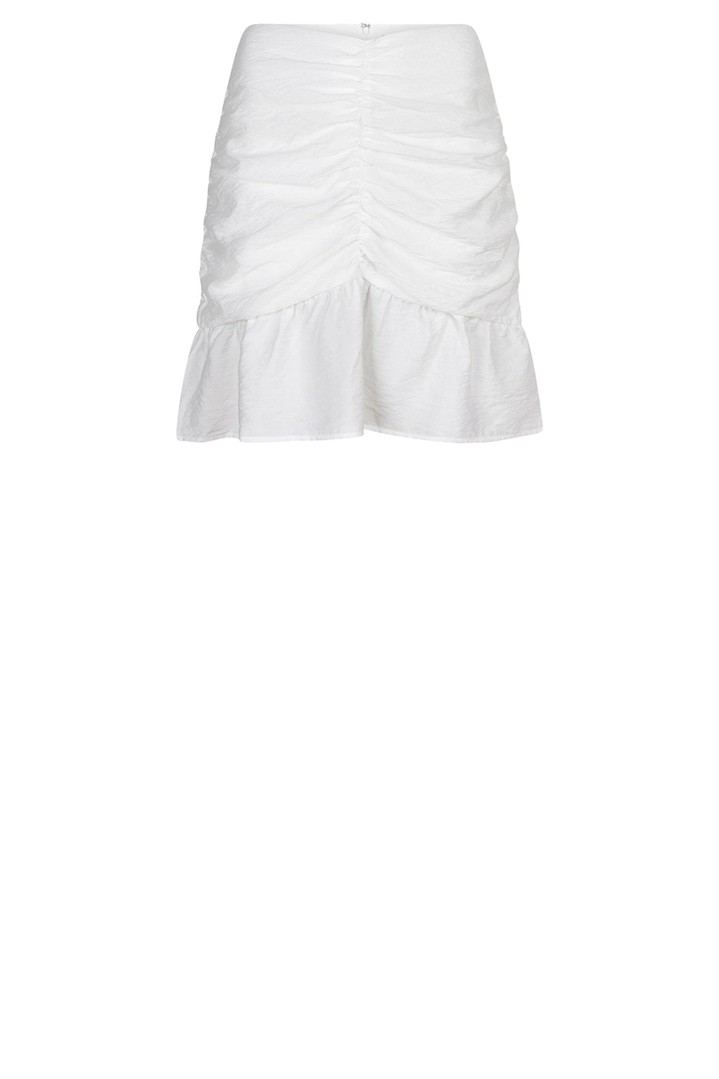 KRISSY DRAPEY MINI SKIRT MILK WHITE 4